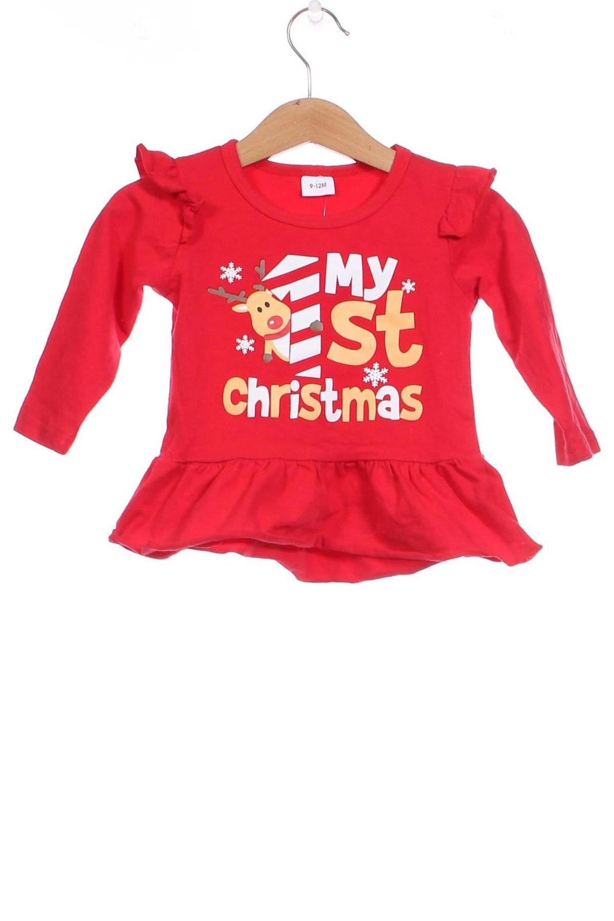 Kinder Shirt, Größe 9-12m/ 74-80 cm, Farbe Rot, Preis € 3,50