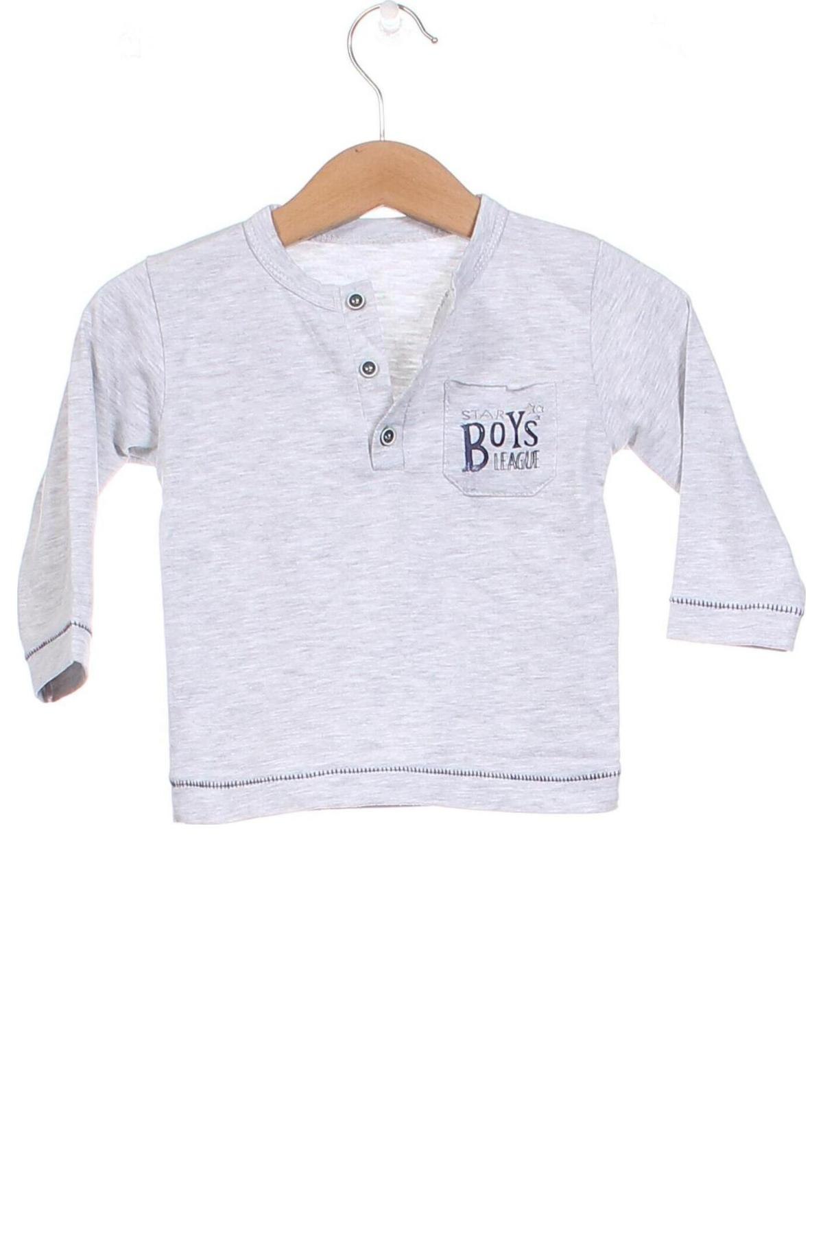 Παιδική μπλούζα, Μέγεθος 6-9m/ 68-74 εκ., Χρώμα Γκρί, Τιμή 3,50 €