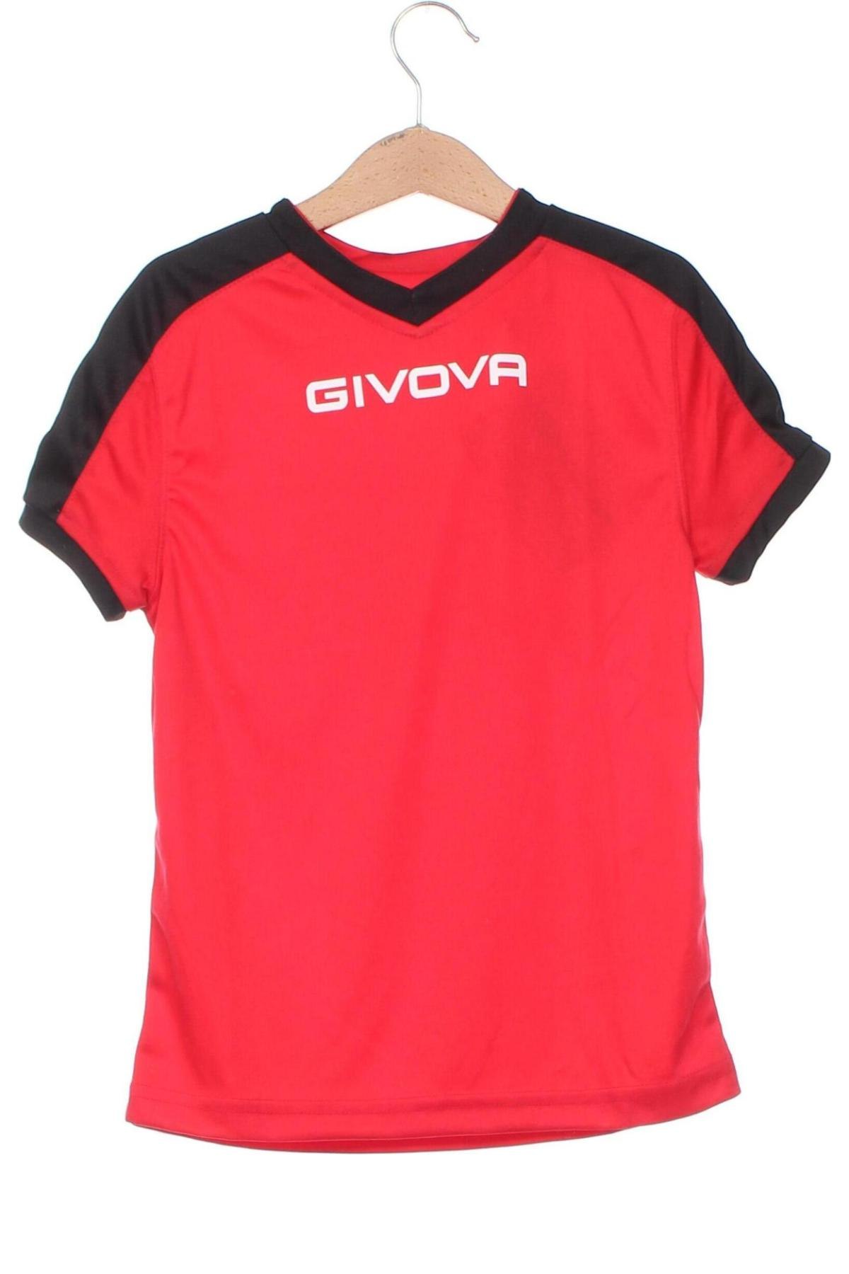 Kinder Shirt Givova, Größe 10-11y/ 146-152 cm, Farbe Rot, Preis € 9,28