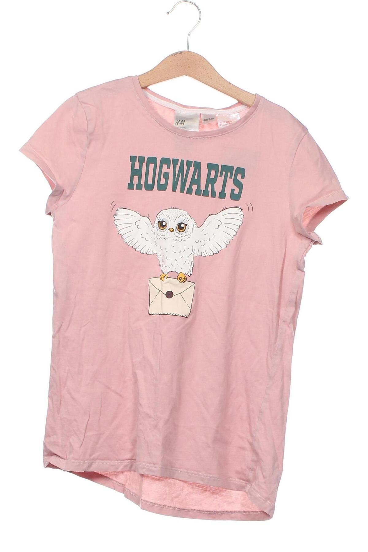 Детска блуза H&M, Размер 10-11y/ 146-152 см, Цвят Розов, Цена 6,84 лв.