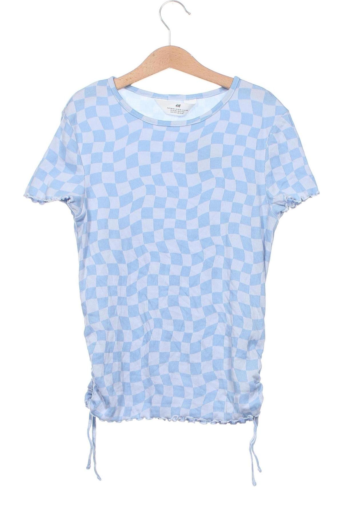 Kinder Shirt H&M, Größe 12-13y/ 158-164 cm, Farbe Blau, Preis € 7,65