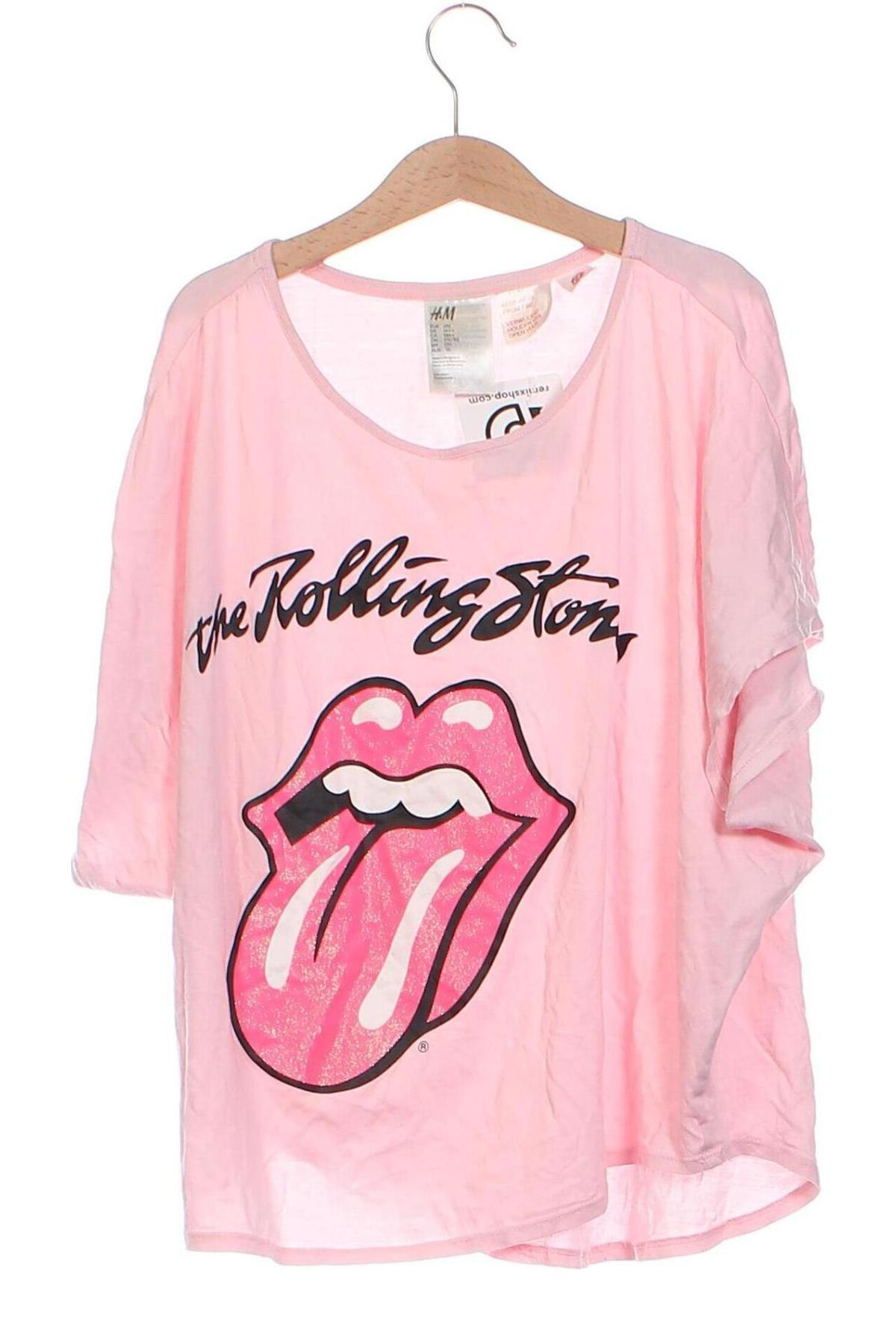 Kinder Shirt H&M, Größe 14-15y/ 168-170 cm, Farbe Rosa, Preis € 4,44