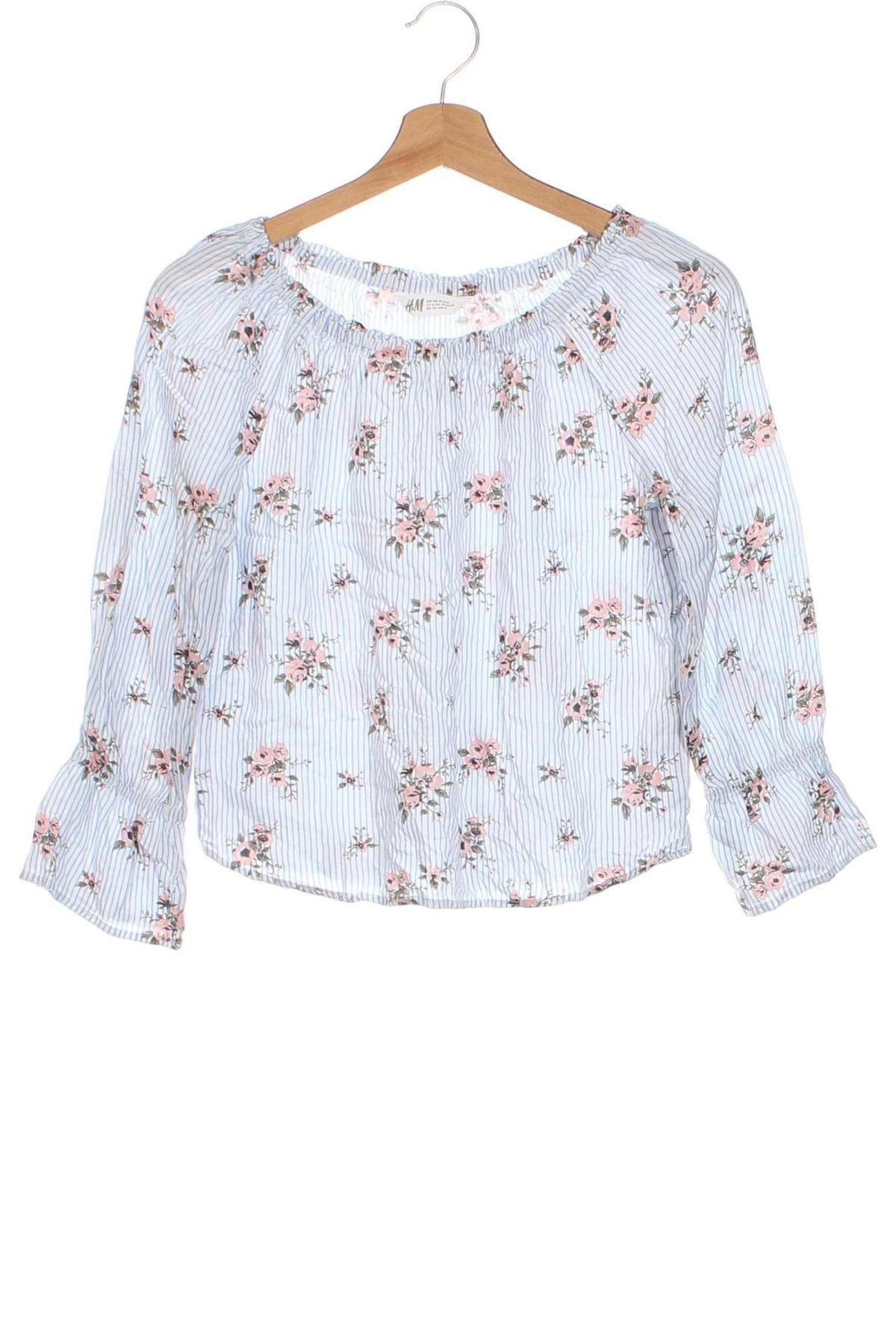 Детска блуза H&M, Размер 12-13y/ 158-164 см, Цвят Многоцветен, Цена 4,40 лв.