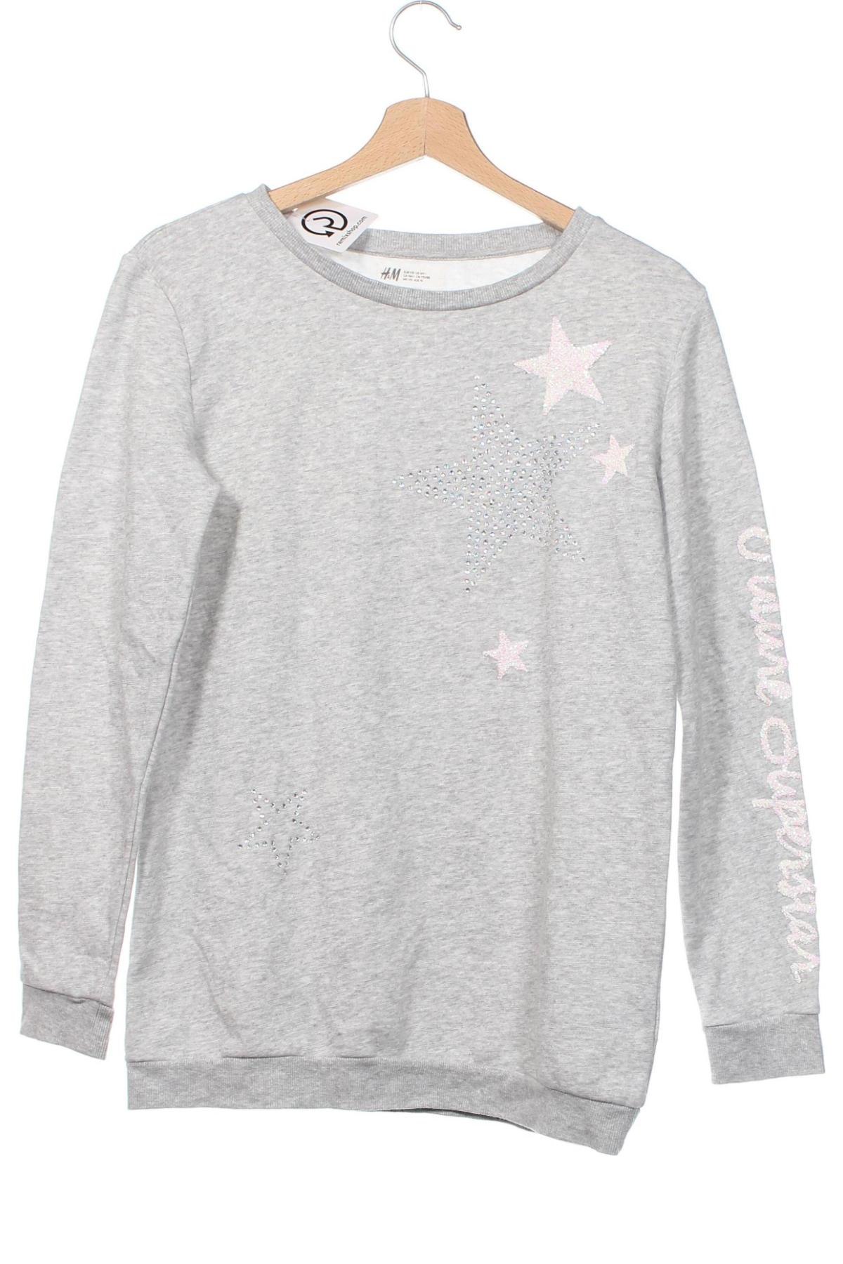 Kinder Shirt H&M, Größe 14-15y/ 168-170 cm, Farbe Grau, Preis 5,51 €