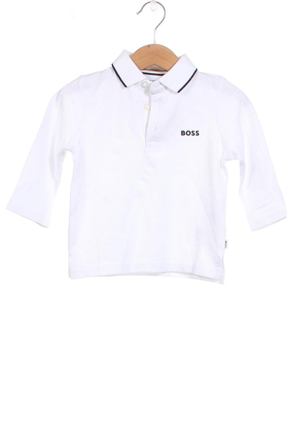 Bluză pentru copii Hugo Boss, Mărime 9-12m/ 74-80 cm, Culoare Alb, Preț 109,21 Lei