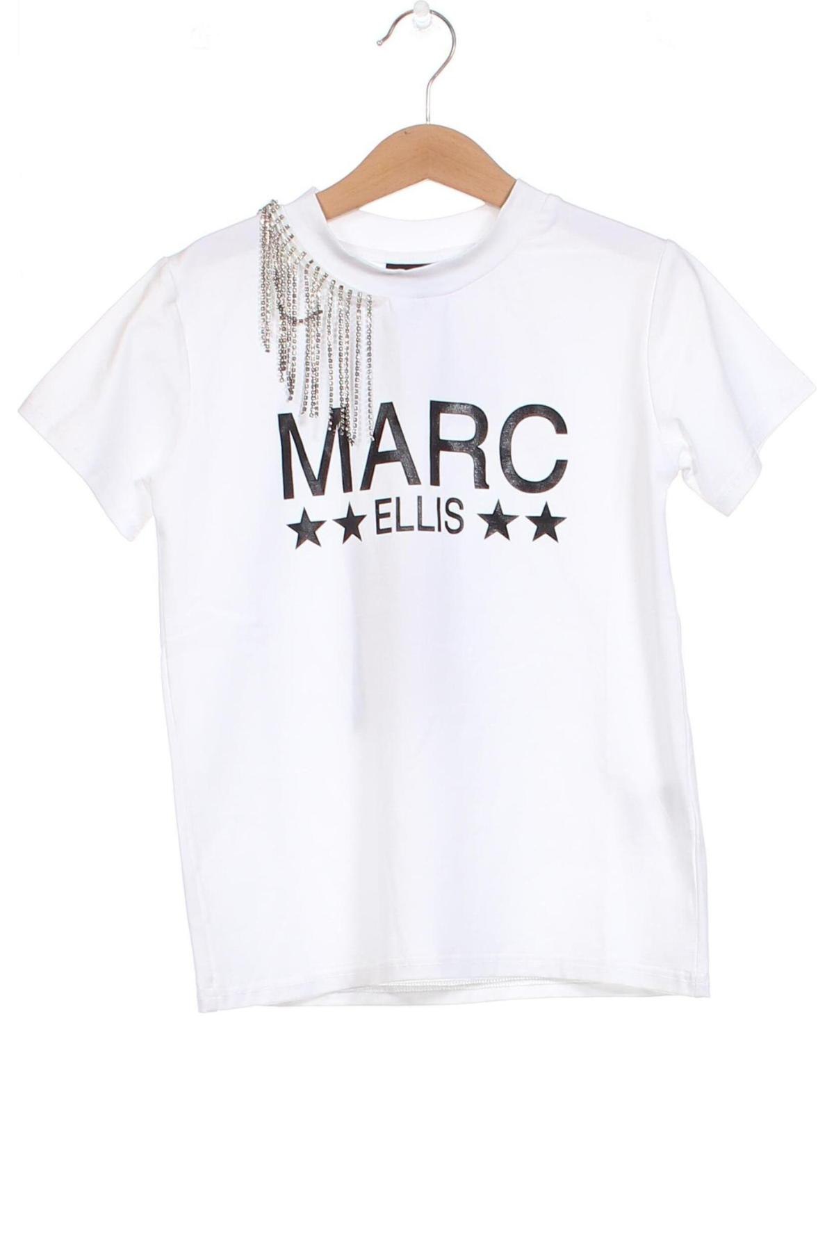 Kinder Shirt Marc Ellis, Größe 7-8y/ 128-134 cm, Farbe Weiß, Preis € 17,53