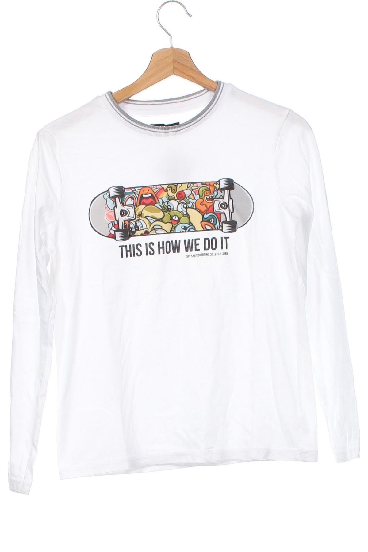 Kinder Shirt Reserved, Größe 11-12y/ 152-158 cm, Farbe Weiß, Preis 3,00 €