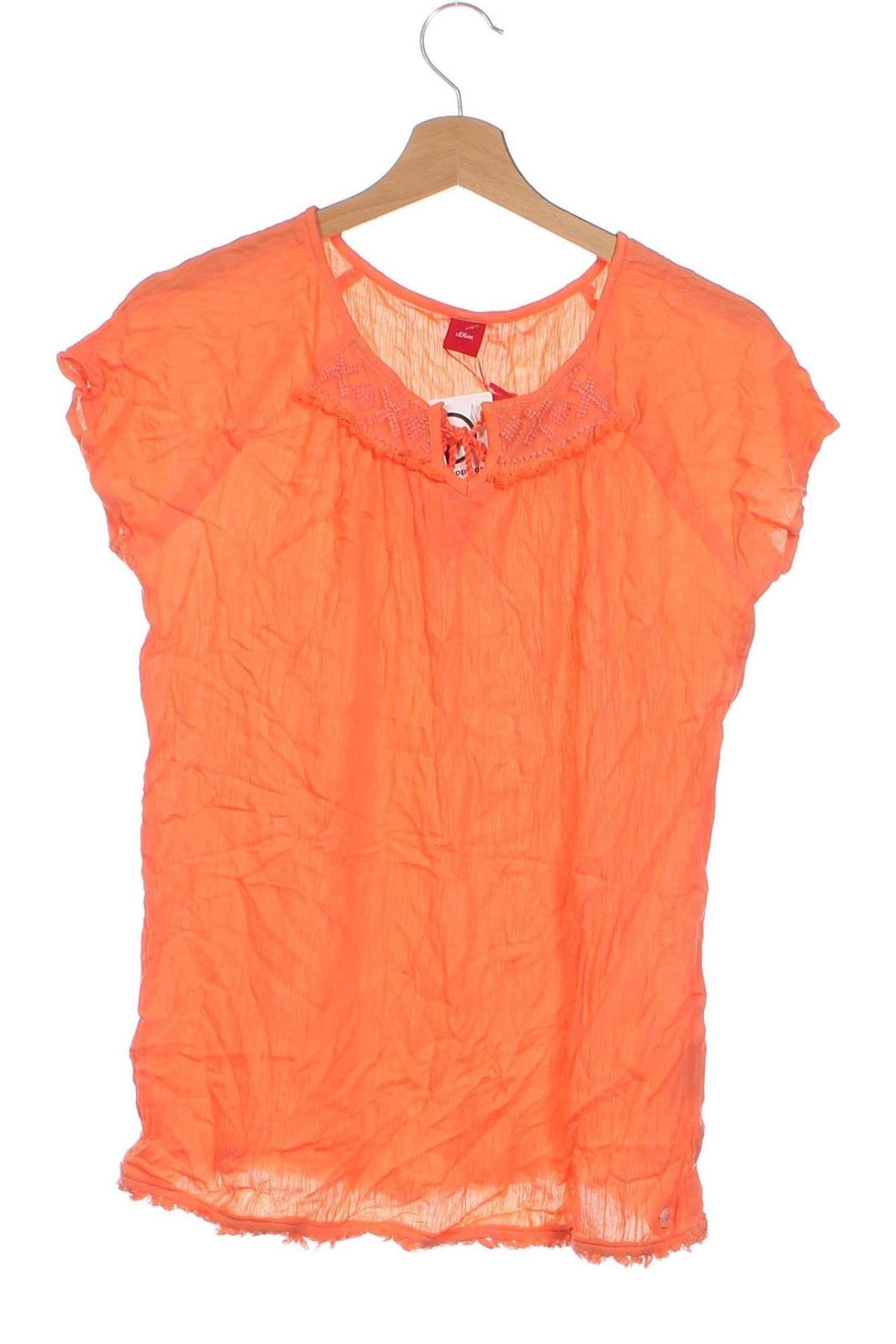 Kinder Shirt S.Oliver, Größe 15-18y/ 170-176 cm, Farbe Orange, Preis 17,75 €