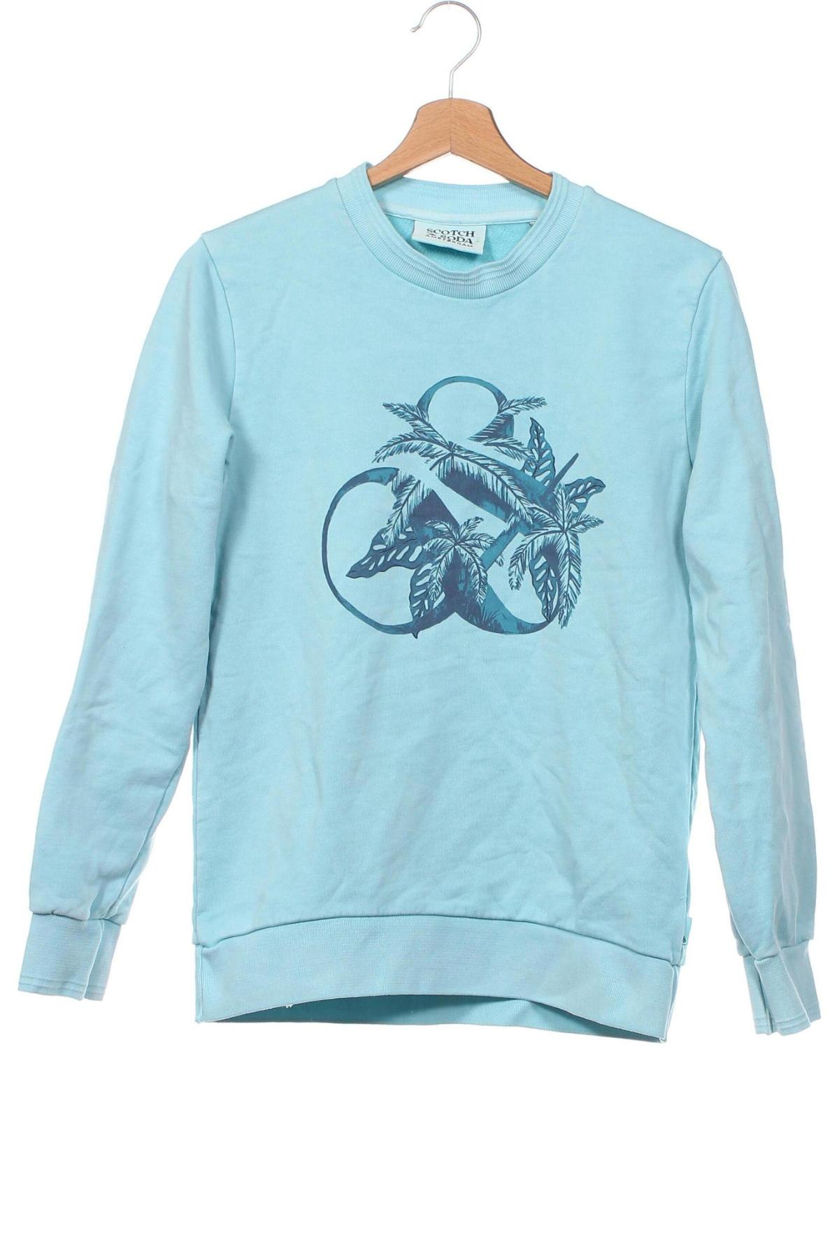 Kinder Shirt Scotch & Soda, Größe My, Farbe Blau, Preis 28,18 €