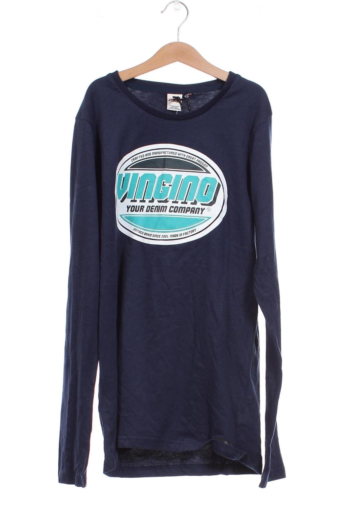 Kinder Shirt Vingino, Größe 15-18y/ 170-176 cm, Farbe Blau, Preis 11,83 €