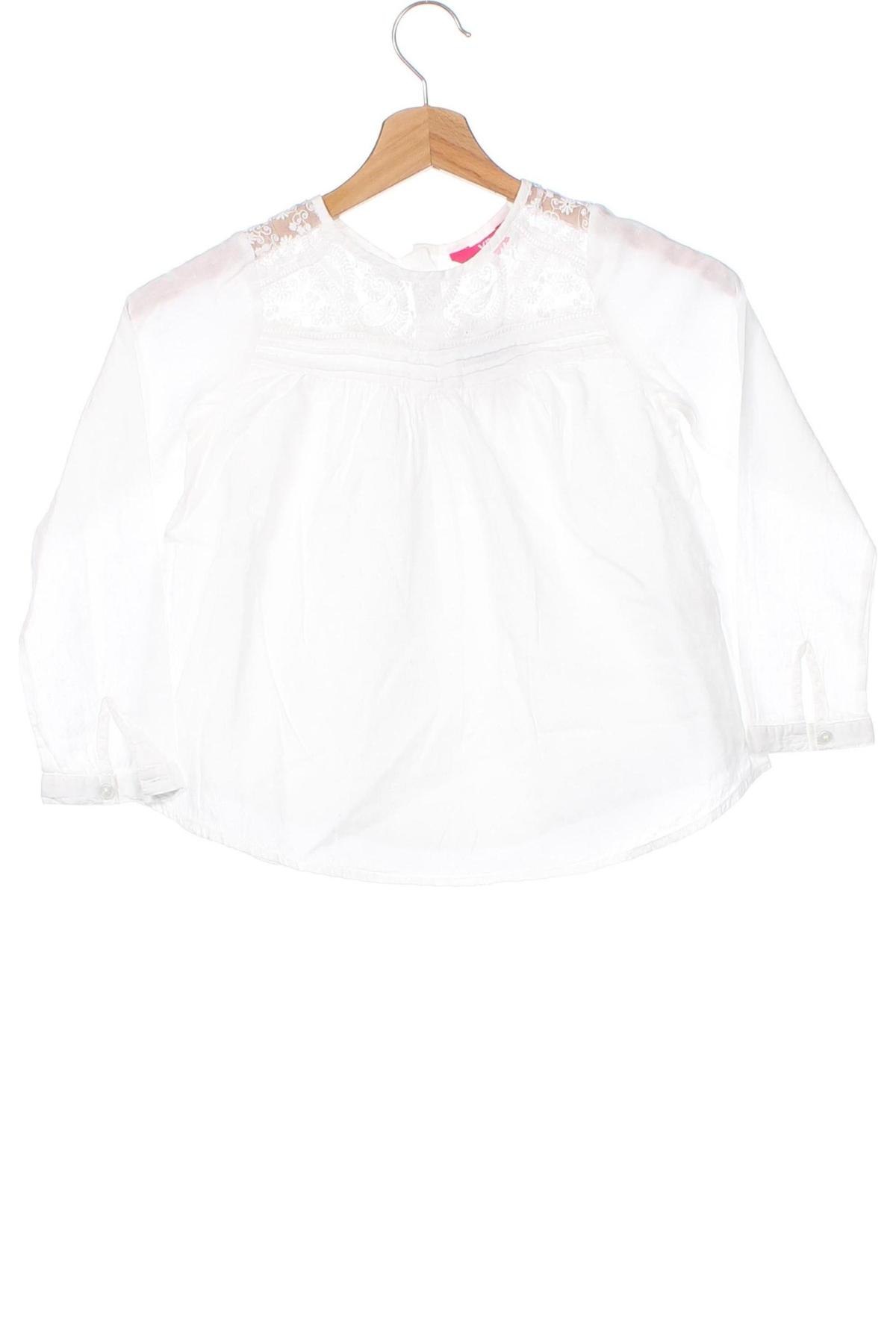 Kinder Shirt Yd, Größe 7-8y/ 128-134 cm, Farbe Weiß, Preis € 3,50
