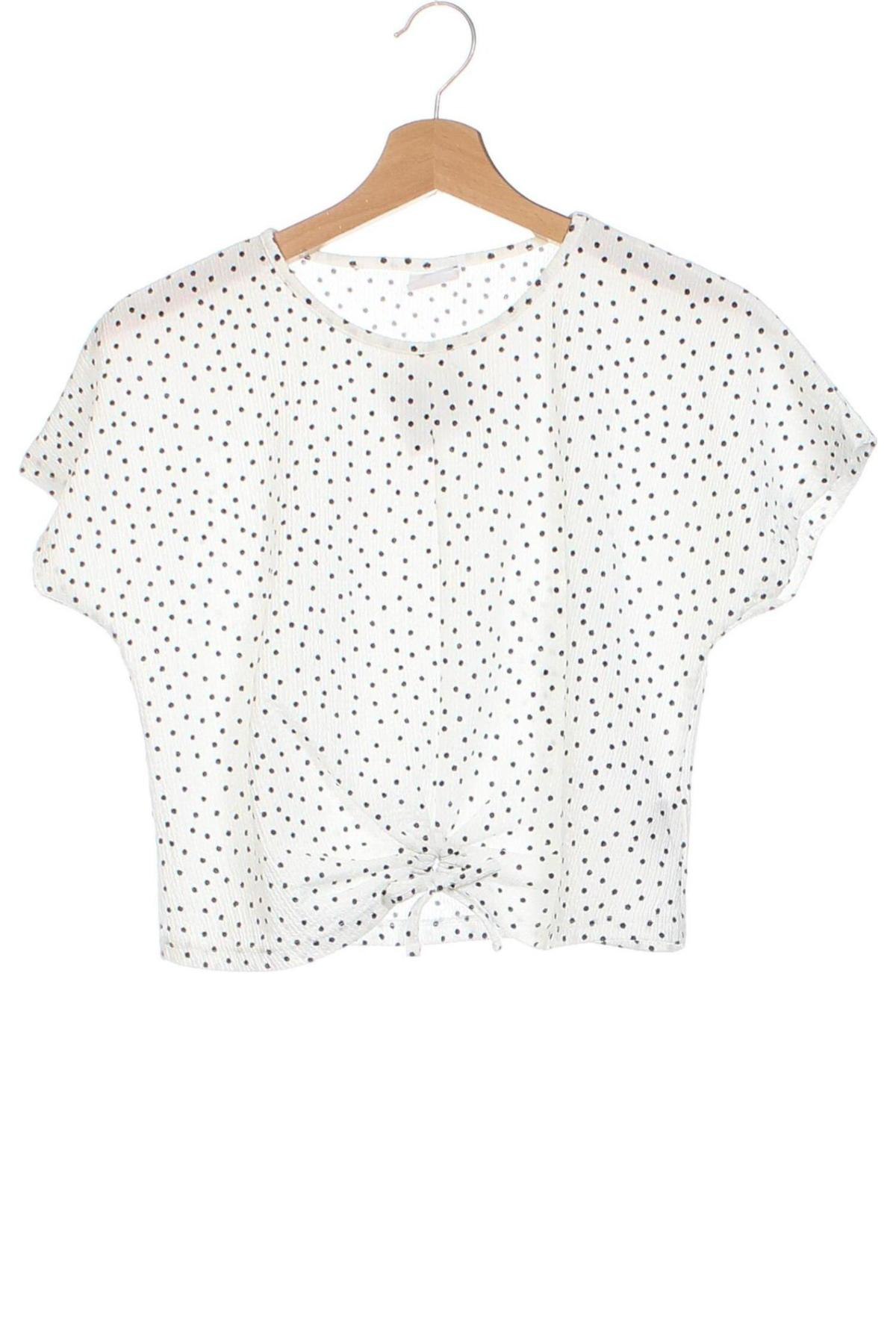 Детска блуза Zara, Размер 13-14y/ 164-168 см, Цвят Бял, Цена 4,90 лв.