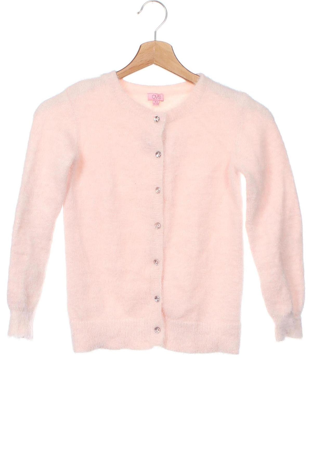 Kinder Strickjacke Oviesse, Größe 8-9y/ 134-140 cm, Farbe Rosa, Preis € 4,96