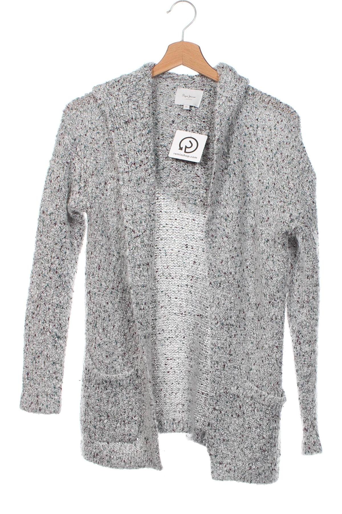 Kinder Strickjacke Pepe Jeans, Größe 10-11y/ 146-152 cm, Farbe Grau, Preis 23,99 €