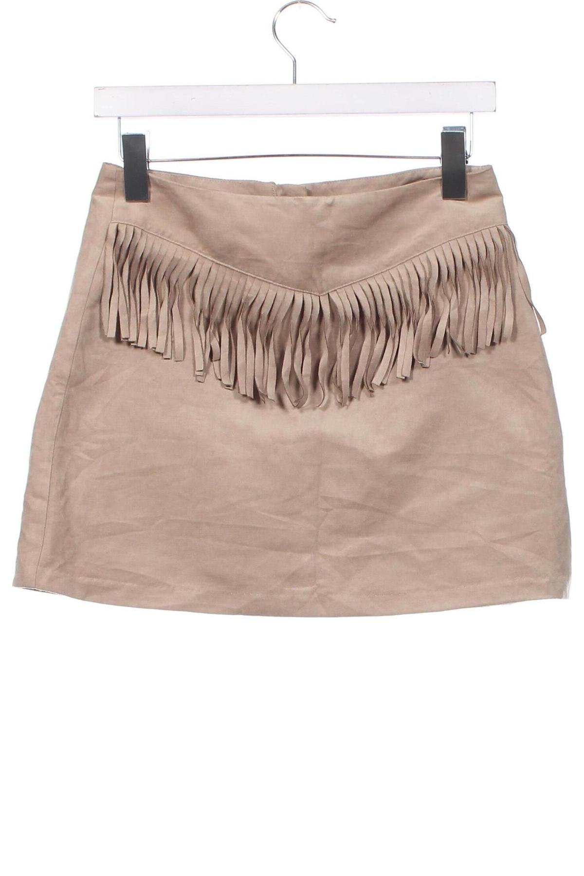 Kinderrock H&M, Größe 15-18y/ 170-176 cm, Farbe Beige, Preis 4,99 €