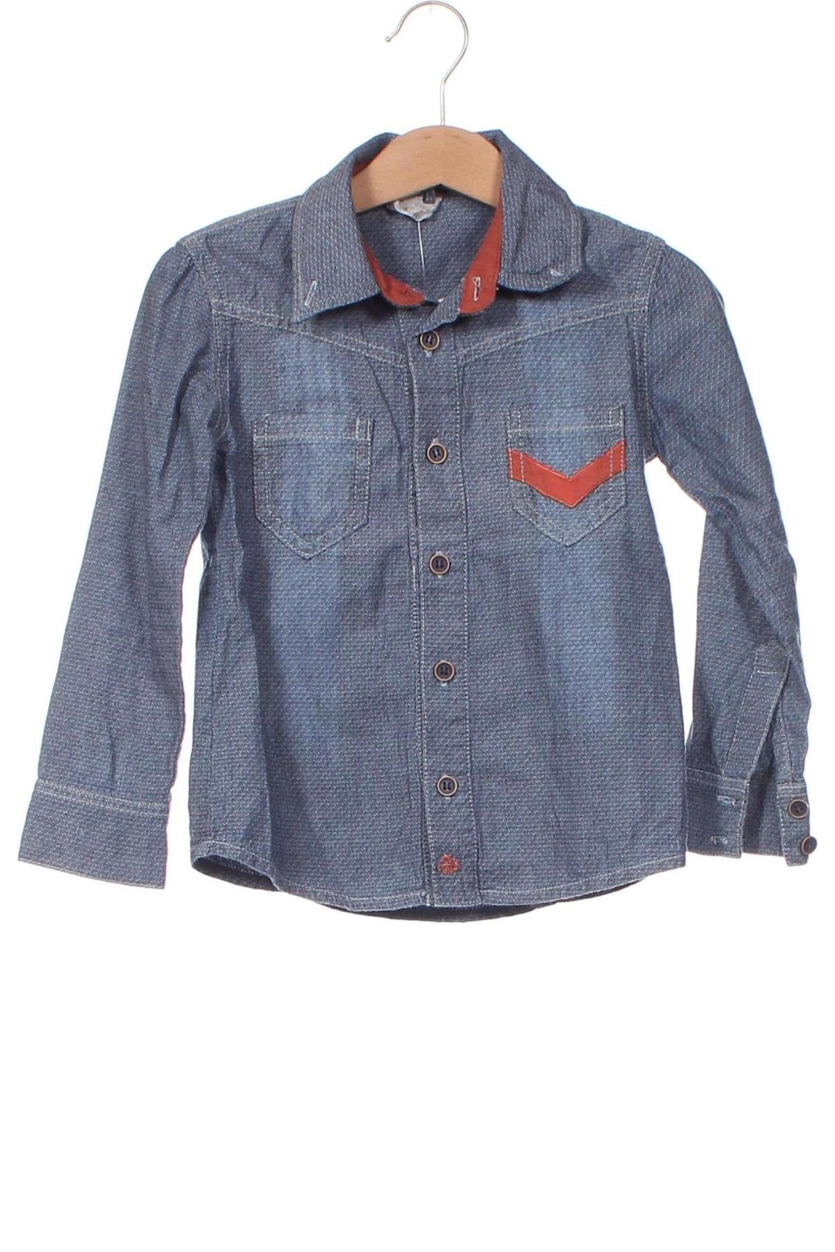 Παιδικό πουκάμισο, Μέγεθος 3-4y/ 104-110 εκ., Χρώμα Μπλέ, Τιμή 7,98 €