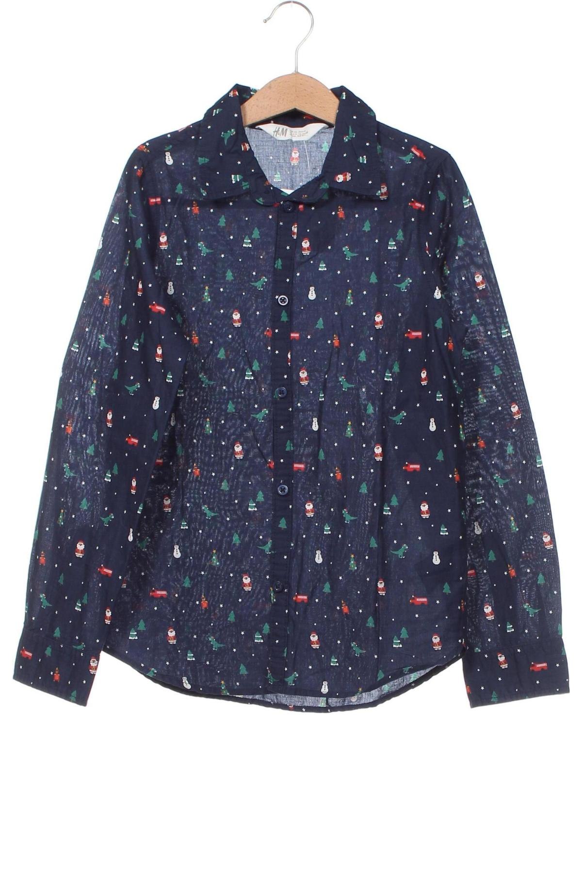 Detská košeľa  H&M, Veľkosť 8-9y/ 134-140 cm, Farba Modrá, Cena  3,43 €