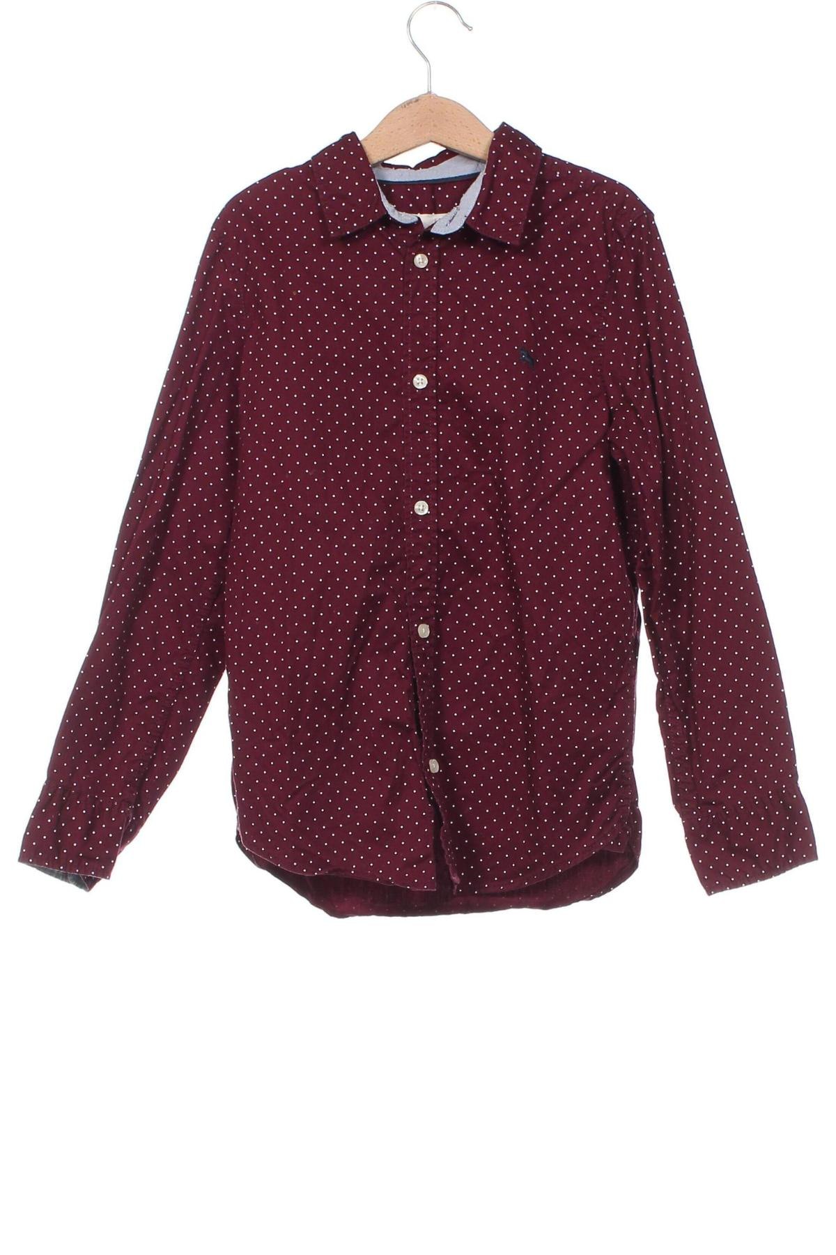 Kinderhemd H&M, Größe 8-9y/ 134-140 cm, Farbe Rot, Preis 3,43 €