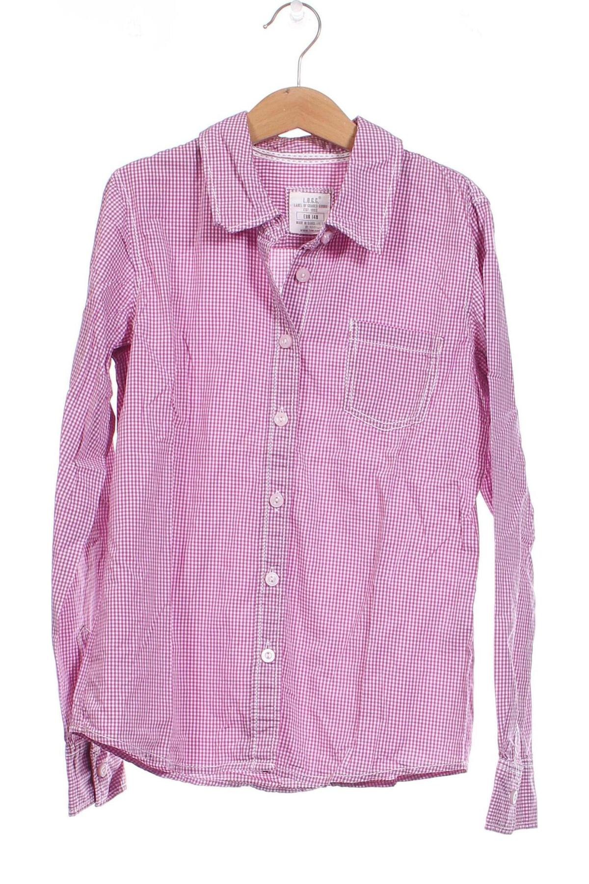 Παιδικό πουκάμισο H&M, Μέγεθος 8-9y/ 134-140 εκ., Χρώμα Ρόζ , Τιμή 3,24 €
