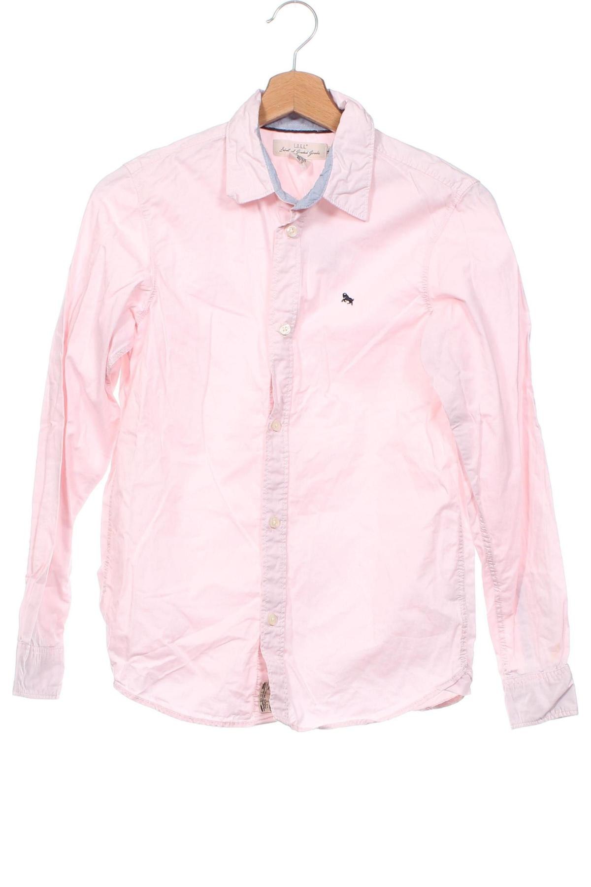Детска риза H&M L.O.G.G., Размер 11-12y/ 152-158 см, Цвят Розов, Цена 14,30 лв.