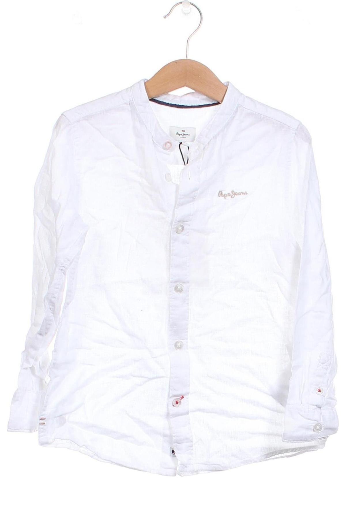 Dětská košile  Pepe Jeans, Velikost 5-6y/ 116-122 cm, Barva Bílá, Cena  562,00 Kč