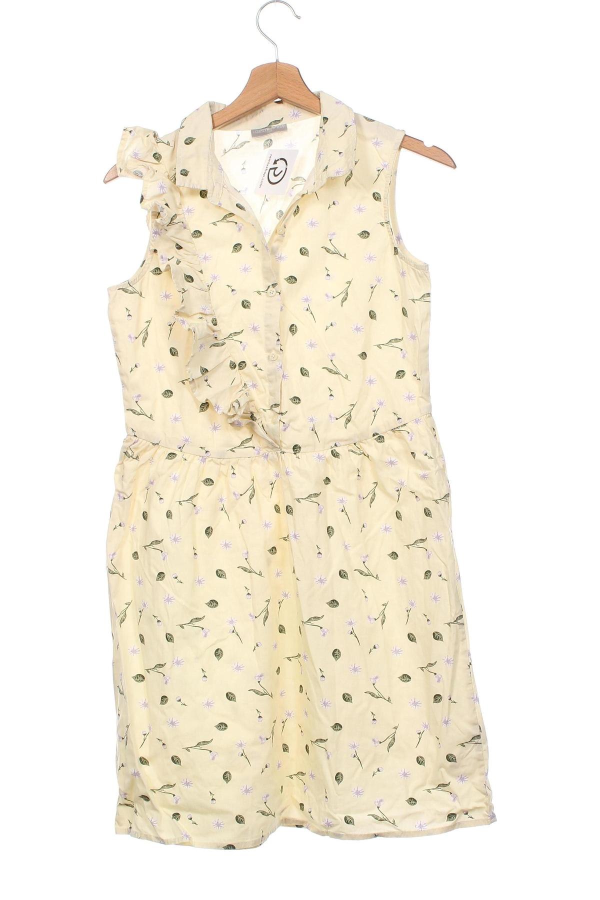 Детска рокля, Размер 12-13y/ 158-164 см, Цвят Жълт, Цена 13,37 лв.