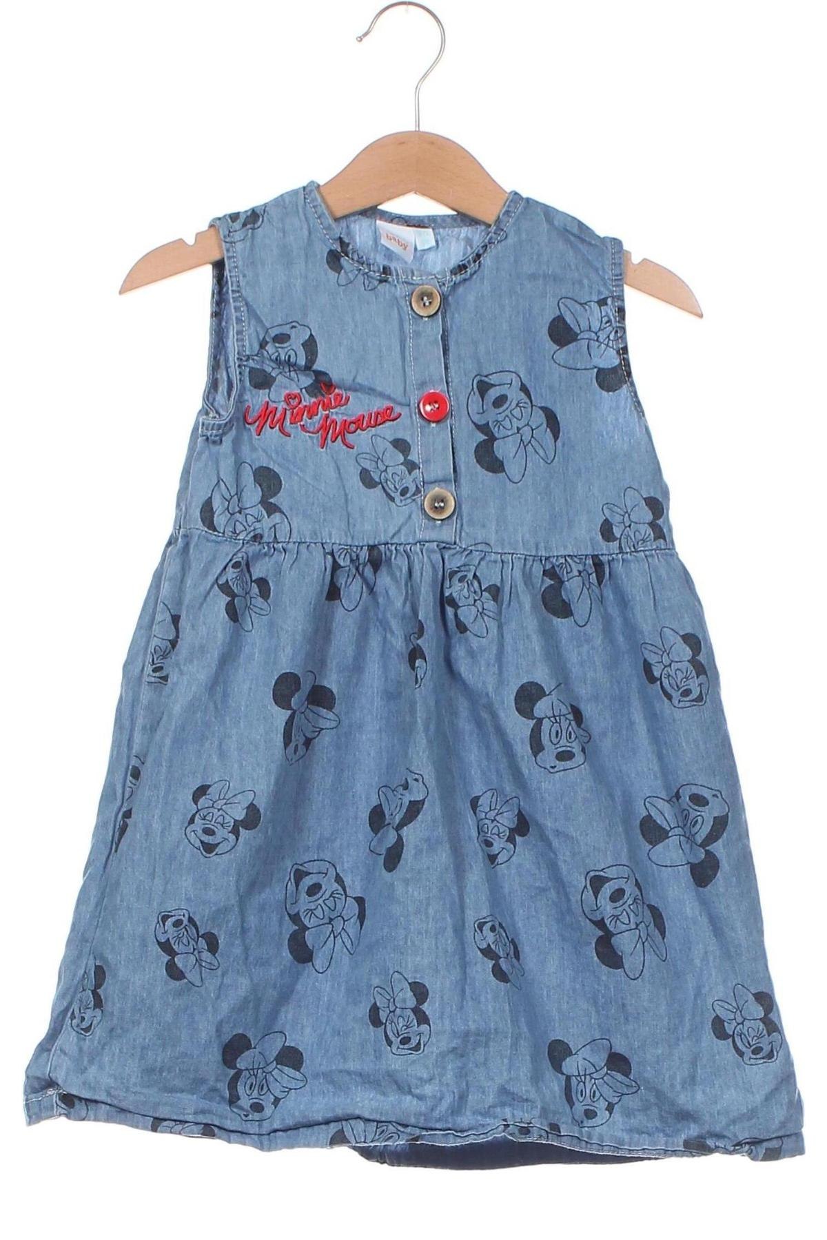 Детска рокля Disney, Размер 18-24m/ 86-98 см, Цвят Син, Цена 19,20 лв.