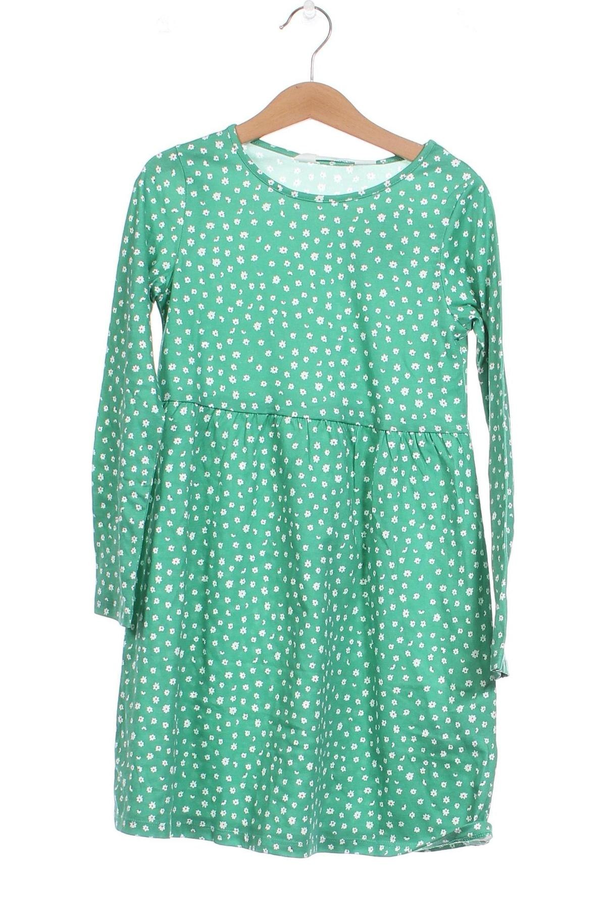 Kinderkleid H&M, Größe 6-7y/ 122-128 cm, Farbe Grün, Preis € 16,04