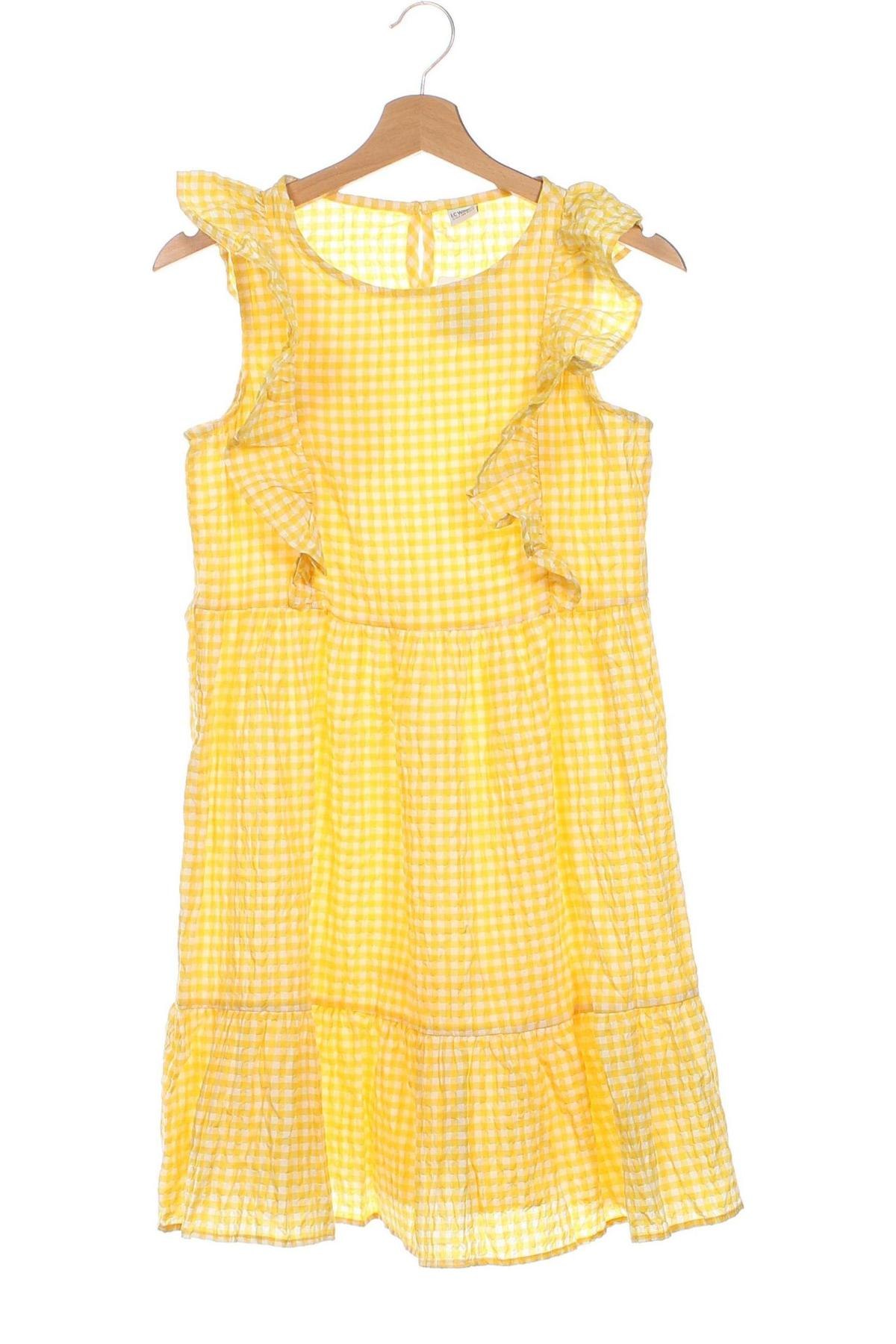 Kinderkleid LC Waikiki, Größe 10-11y/ 146-152 cm, Farbe Gelb, Preis 6,40 €