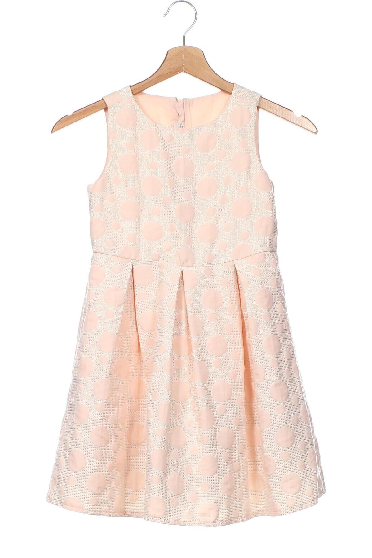 Детска рокля LC Waikiki, Размер 5-6y/ 116-122 см, Цвят Розов, Цена 14,82 лв.