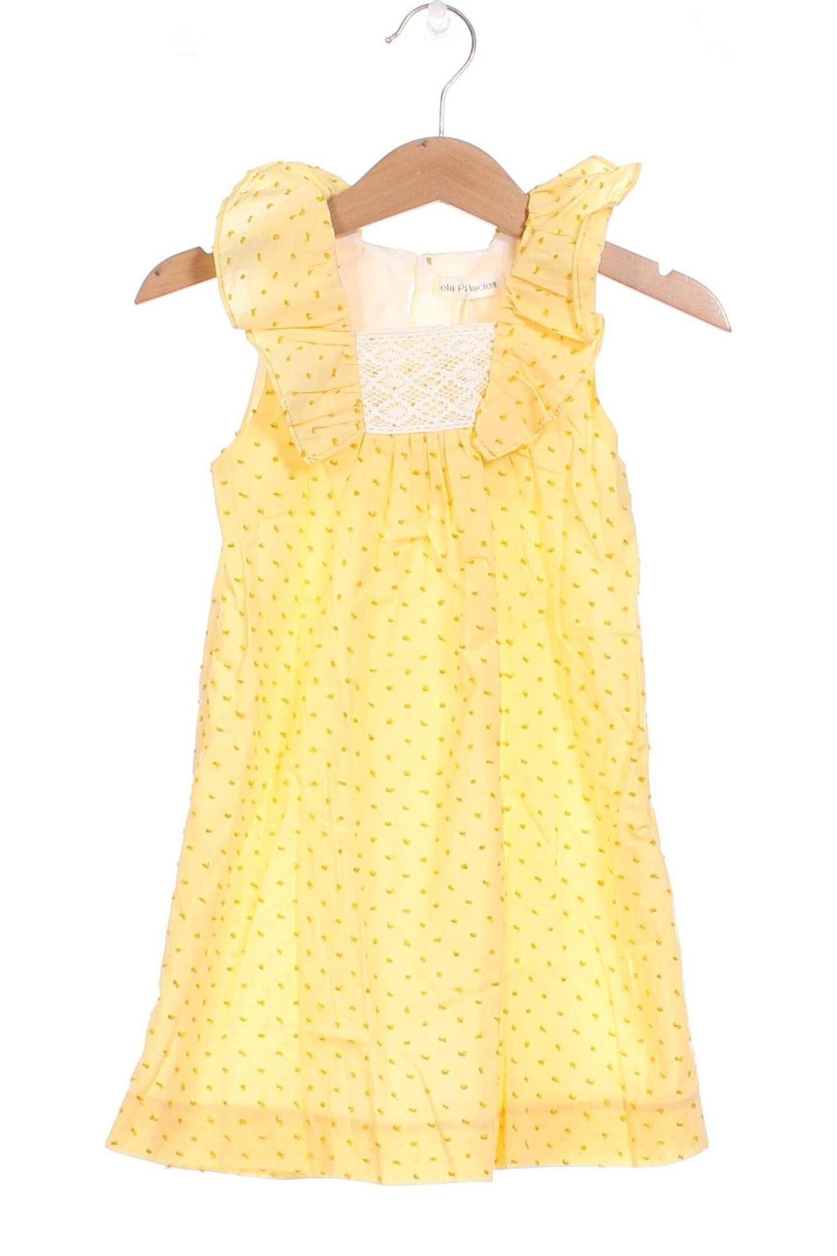Παιδικό φόρεμα Lola Palacios, Μέγεθος 3-4y/ 104-110 εκ., Χρώμα Κίτρινο, Τιμή 15,81 €