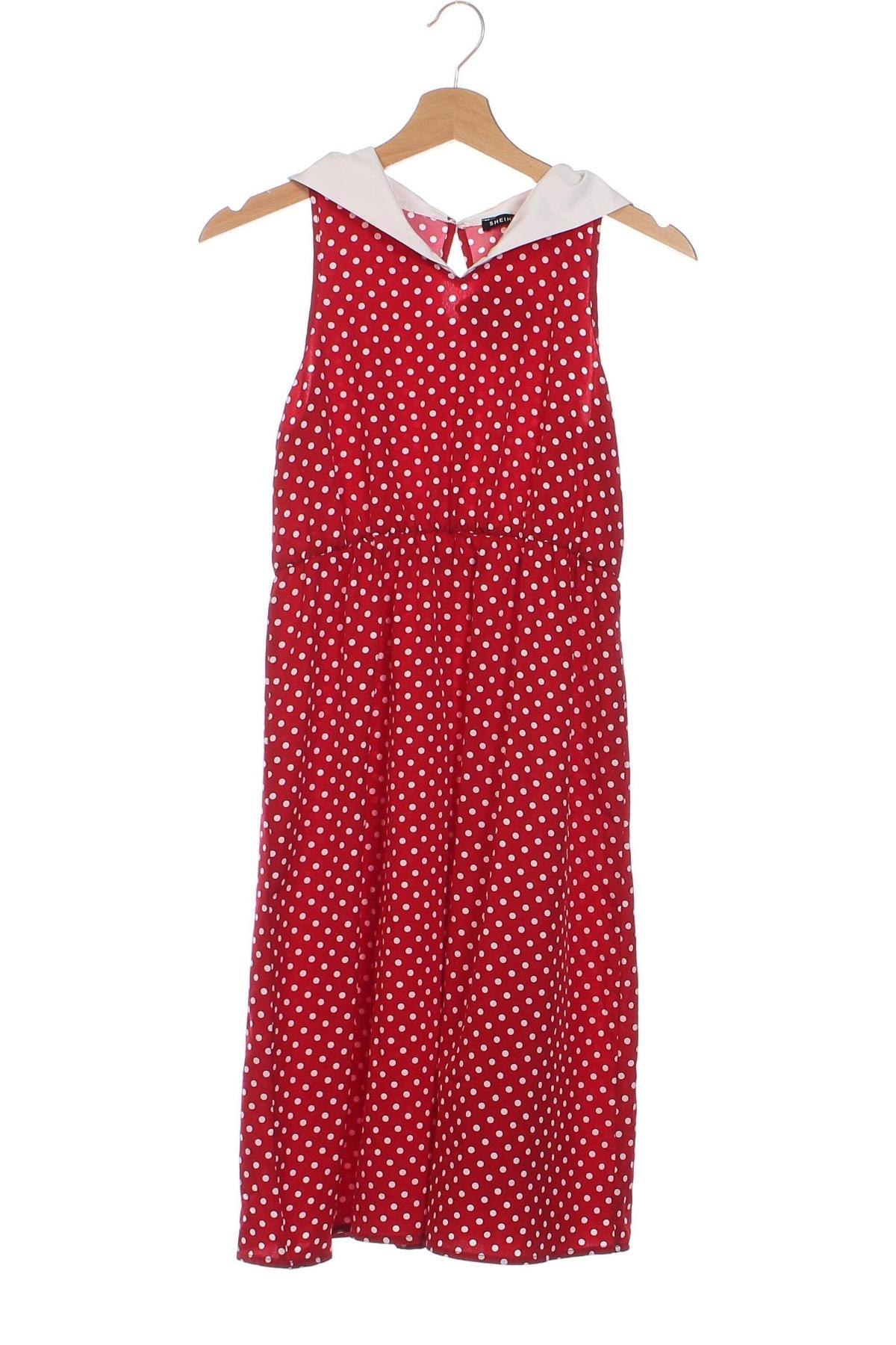 Детска рокля SHEIN, Размер 14-15y/ 168-170 см, Цвят Червен, Цена 8,58 лв.