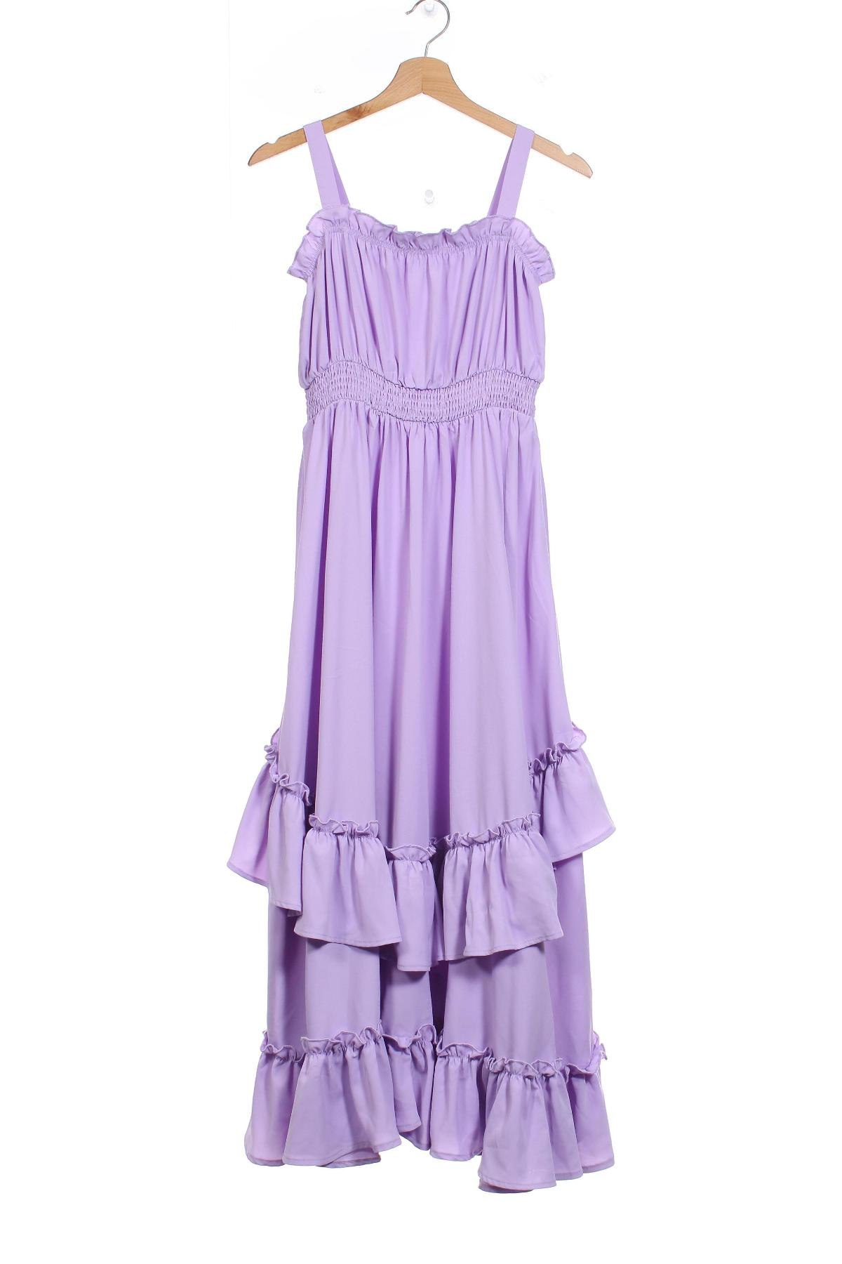 Детска рокля SHEIN, Размер 11-12y/ 152-158 см, Цвят Лилав, Цена 11,97 лв.