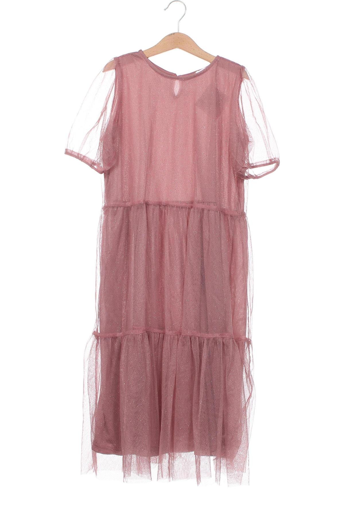 Детска рокля Sinsay, Размер 11-12y/ 152-158 см, Цвят Розов, Цена 13,68 лв.