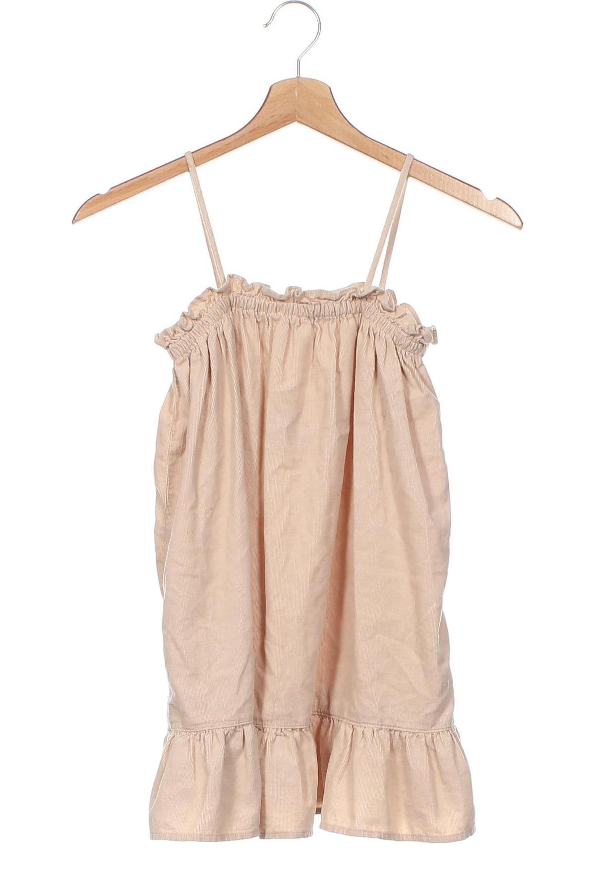 Детска рокля Zara, Размер 4-5y/ 110-116 см, Цвят Бежов, Цена 12,54 лв.