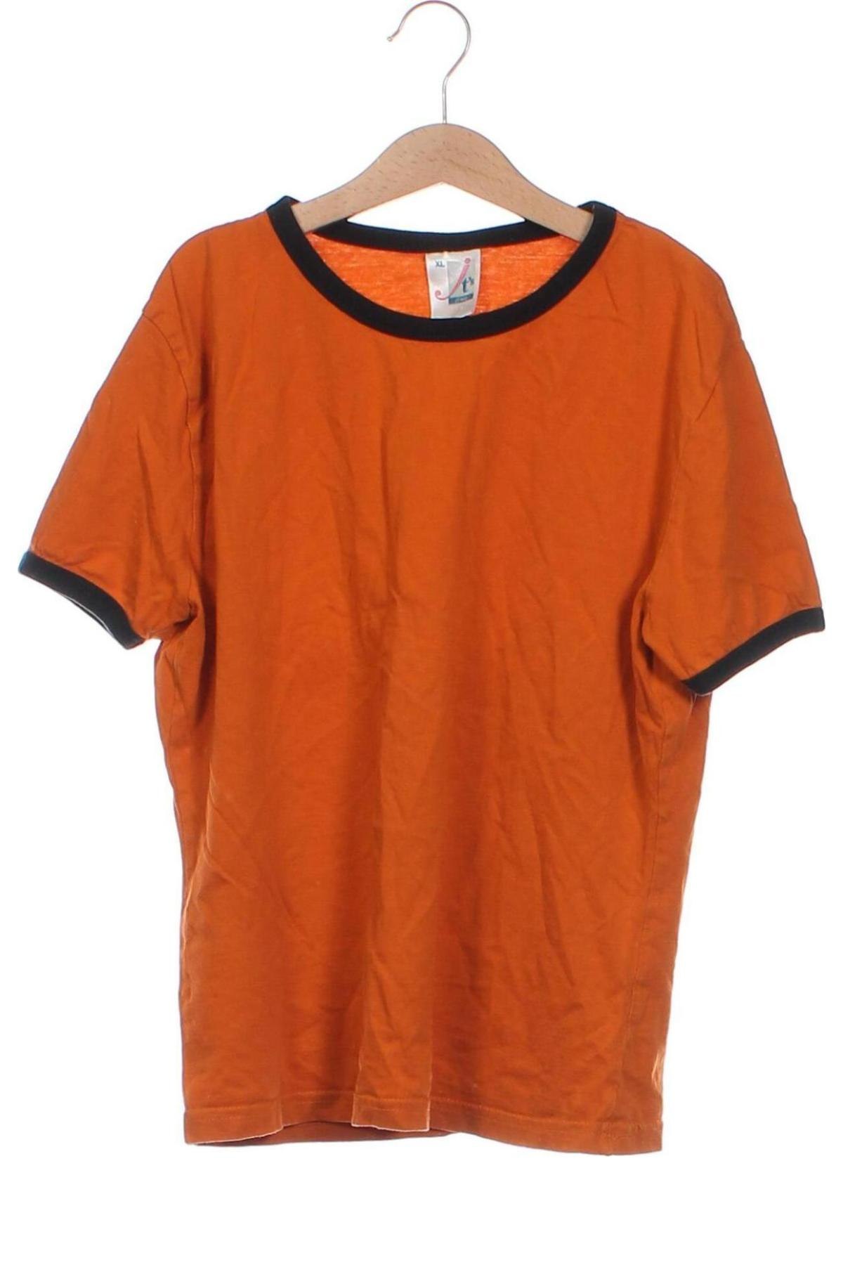 Dziecięcy T-shirt, Rozmiar 10-11y/ 146-152 cm, Kolor Pomarańczowy, Cena 15,73 zł
