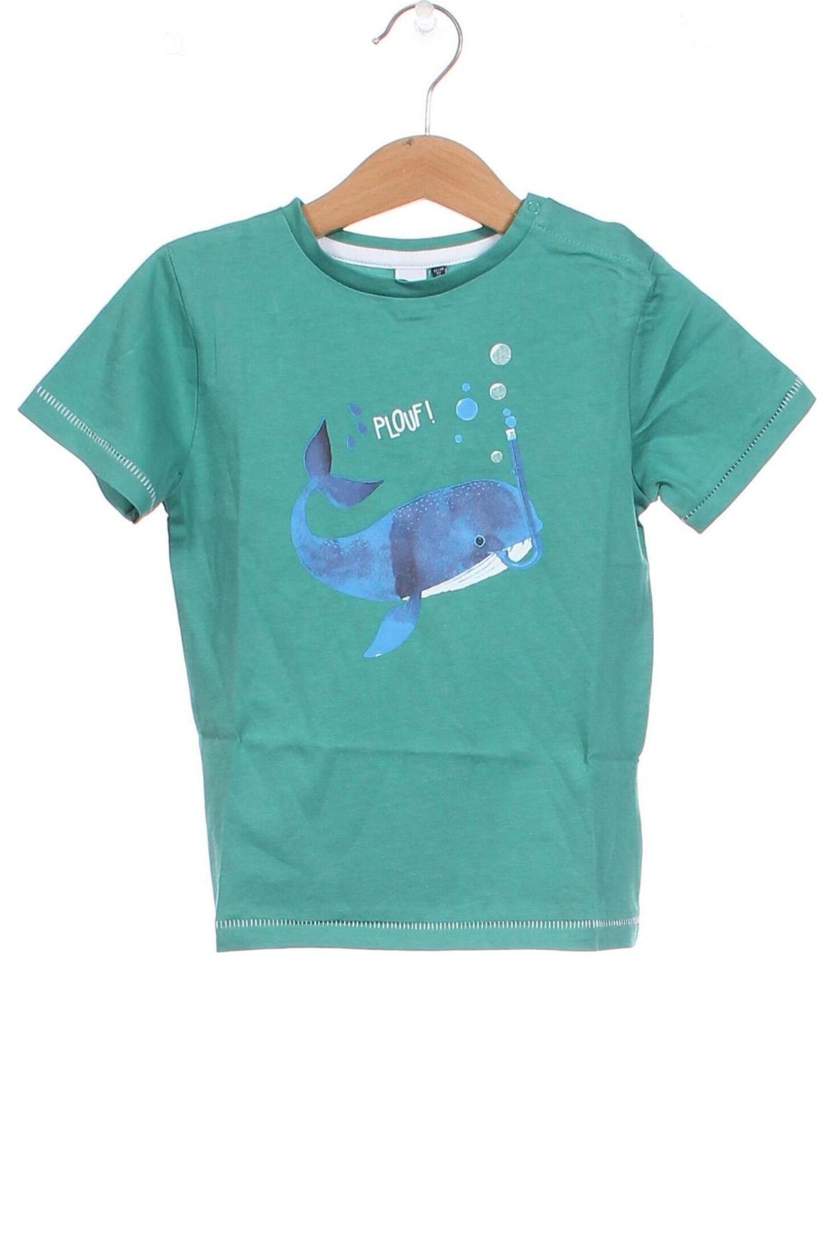 Kinder T-Shirt 3 Pommes, Größe 12-18m/ 80-86 cm, Farbe Grün, Preis 8,25 €