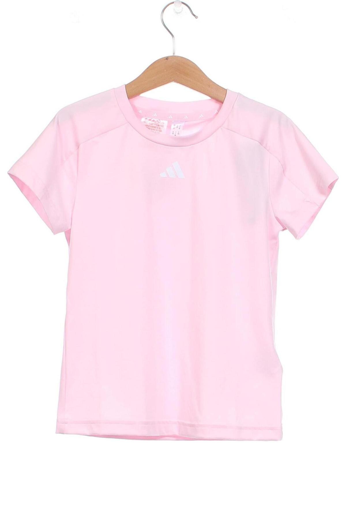 Kinder T-Shirt Adidas, Größe 6-7y/ 122-128 cm, Farbe Rosa, Preis € 30,41