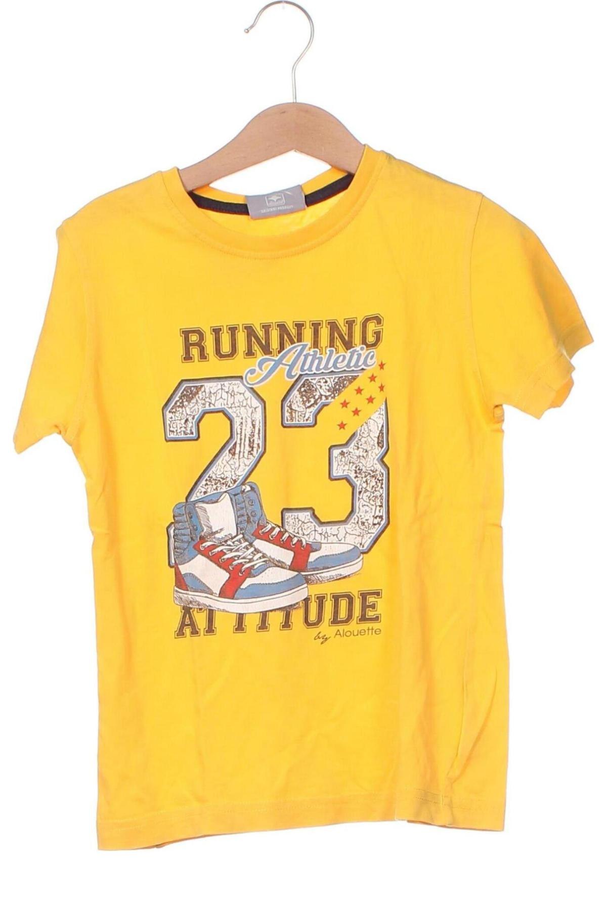 Dětské tričko  Alouette, Velikost 4-5y/ 110-116 cm, Barva Žlutá, Cena  272,00 Kč