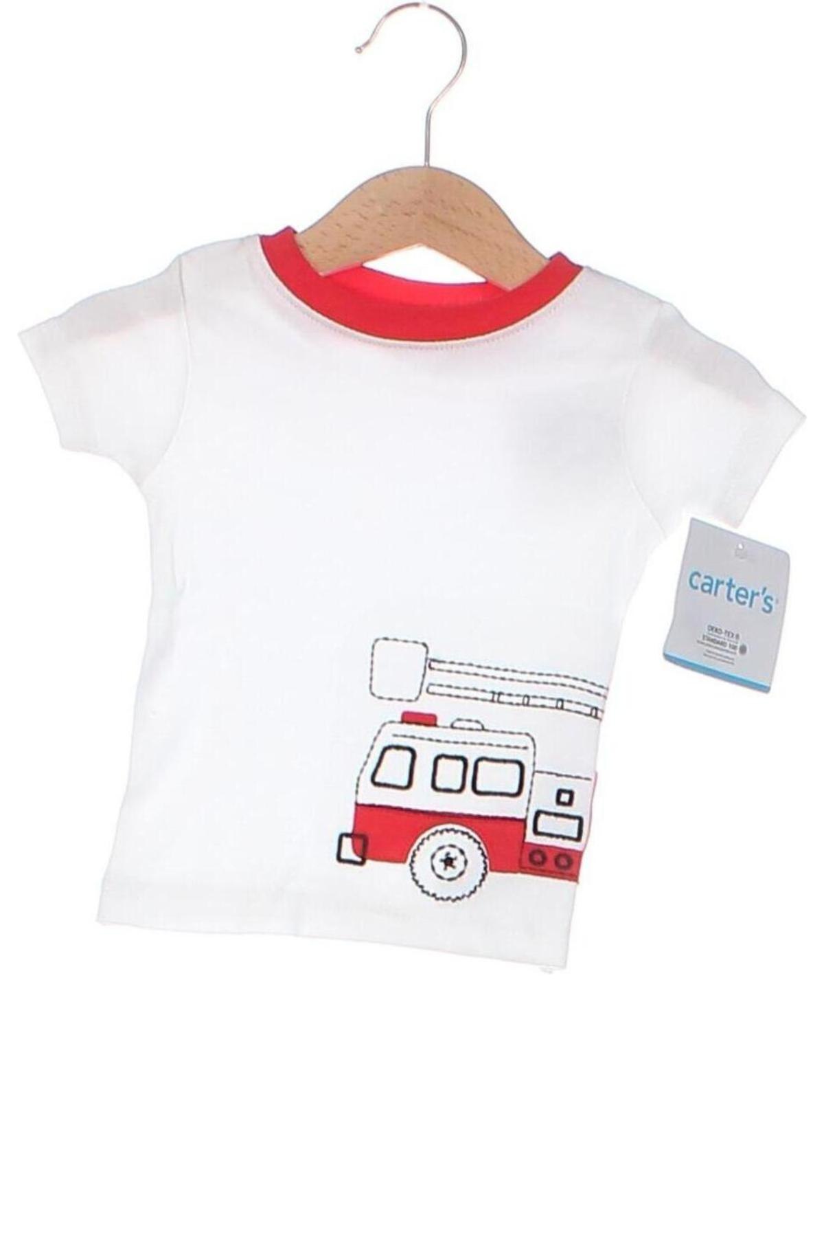 Kinder T-Shirt Carter's, Größe 3-6m/ 62-68 cm, Farbe Weiß, Preis € 8,25