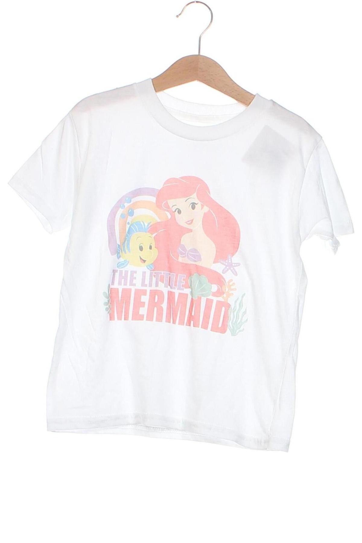 Kinder T-Shirt Disney, Größe 3-4y/ 104-110 cm, Farbe Weiß, Preis 8,25 €