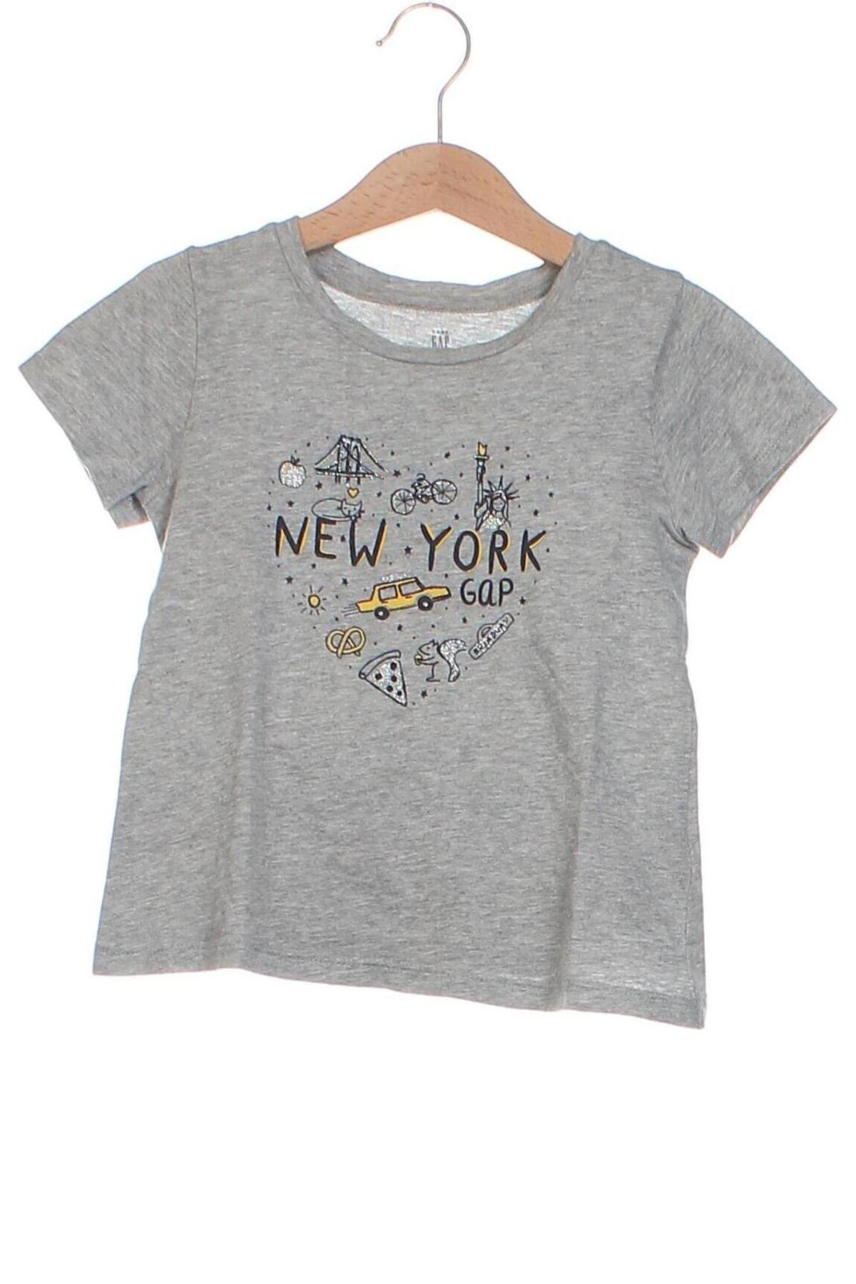 Kinder T-Shirt Gap, Größe 7-8y/ 128-134 cm, Farbe Grau, Preis € 8,51