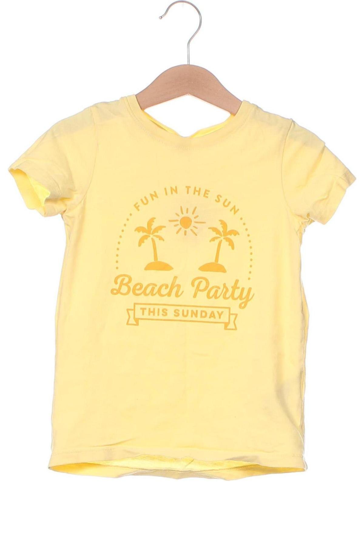 Kinder T-Shirt H&M, Größe 18-24m/ 86-98 cm, Farbe Gelb, Preis € 6,14