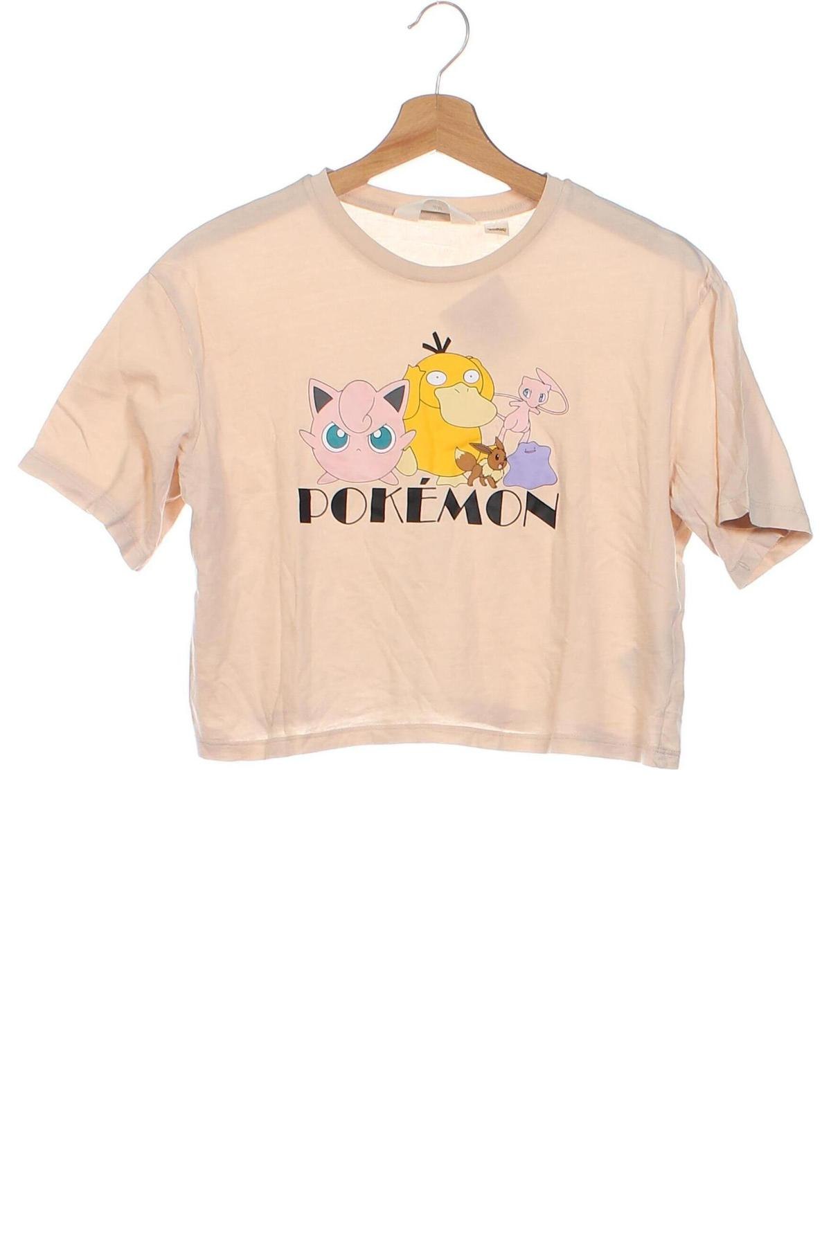 Παιδικό μπλουζάκι H&M, Μέγεθος 12-13y/ 158-164 εκ., Χρώμα  Μπέζ, Τιμή 6,19 €