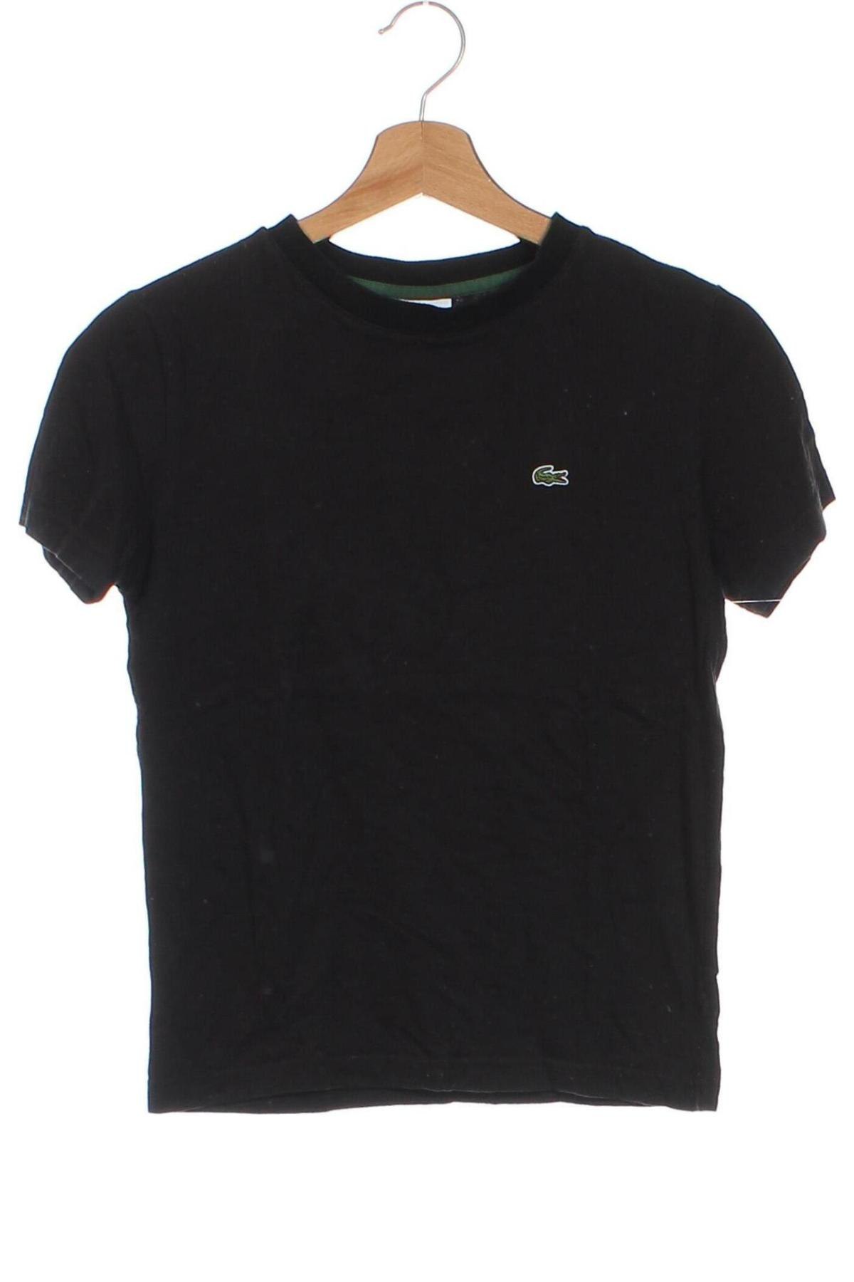 Kinder T-Shirt Lacoste, Größe 11-12y/ 152-158 cm, Farbe Schwarz, Preis 32,99 €