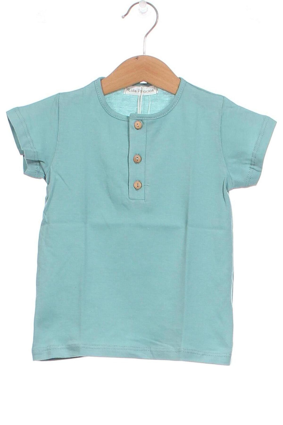 Παιδικό μπλουζάκι Lola Palacios, Μέγεθος 18-24m/ 86-98 εκ., Χρώμα Πράσινο, Τιμή 3,71 €