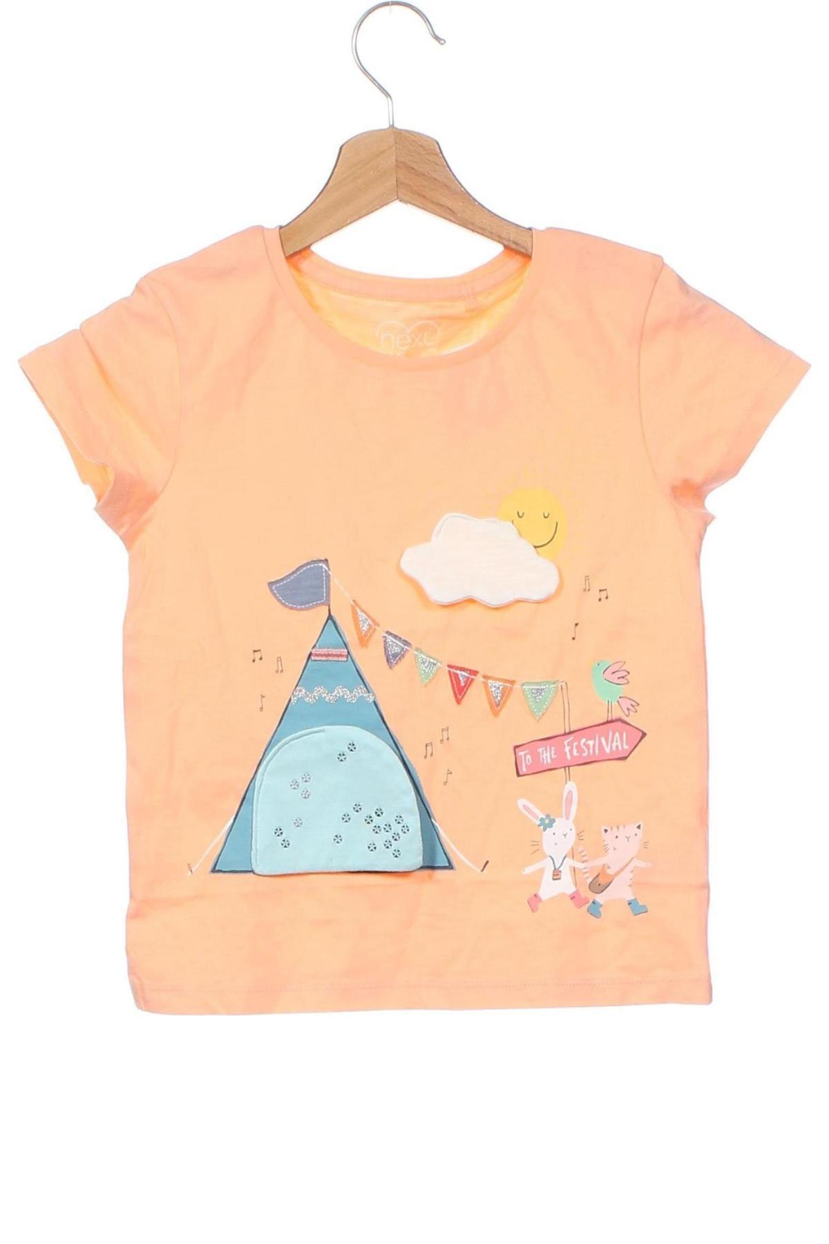 Kinder T-Shirt Next, Größe 5-6y/ 116-122 cm, Farbe Orange, Preis € 7,67