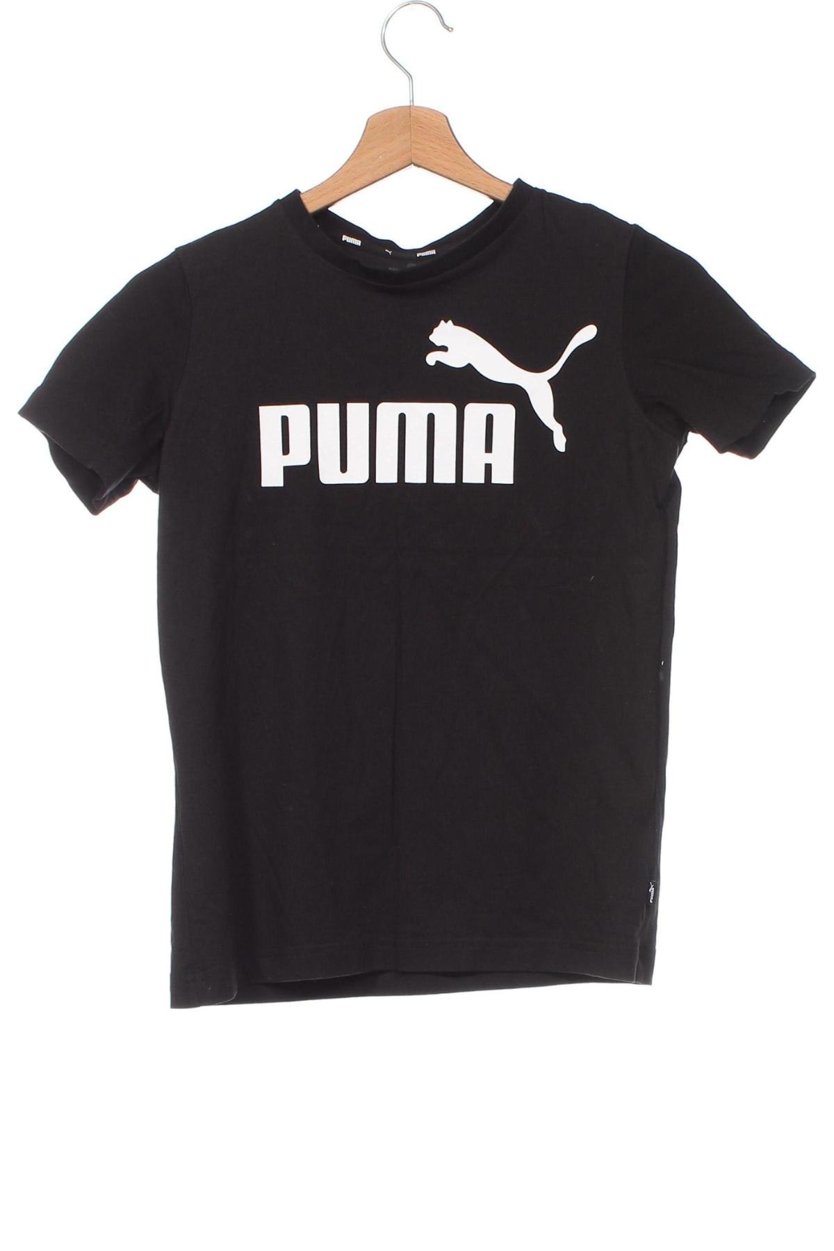 Kinder T-Shirt PUMA, Größe 11-12y/ 152-158 cm, Farbe Schwarz, Preis 12,23 €
