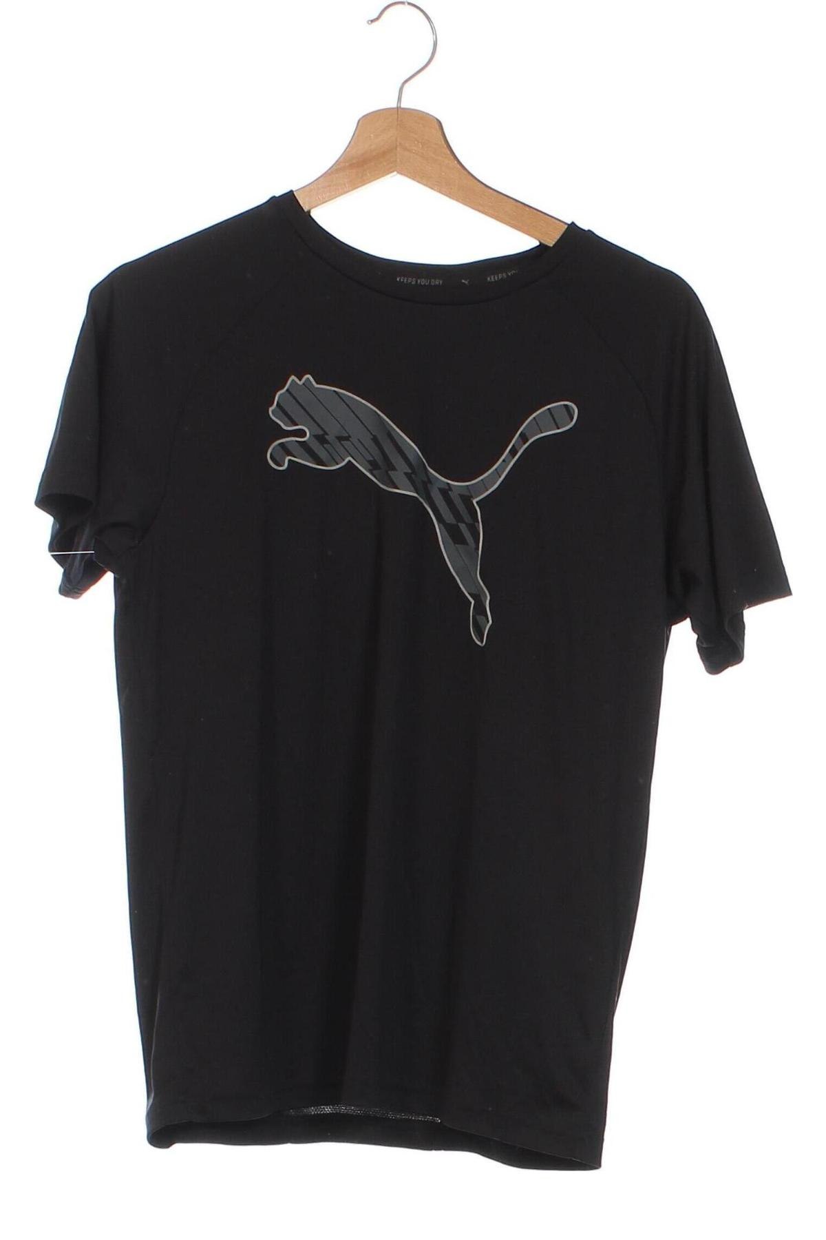 Dziecięcy T-shirt PUMA, Rozmiar 13-14y/ 164-168 cm, Kolor Czarny, Cena 57,57 zł