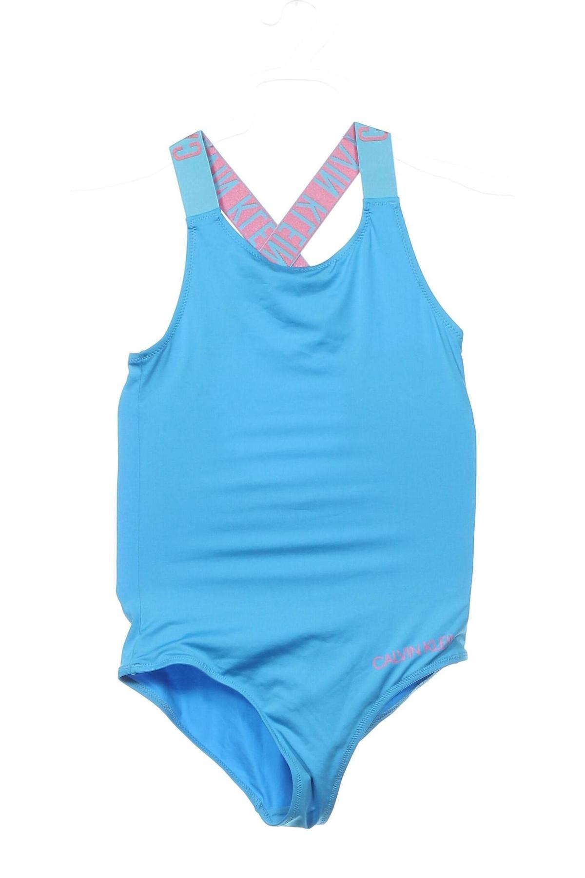 Kinderbadeanzug Calvin Klein Swimwear, Größe 11-12y/ 152-158 cm, Farbe Blau, Preis € 65,98